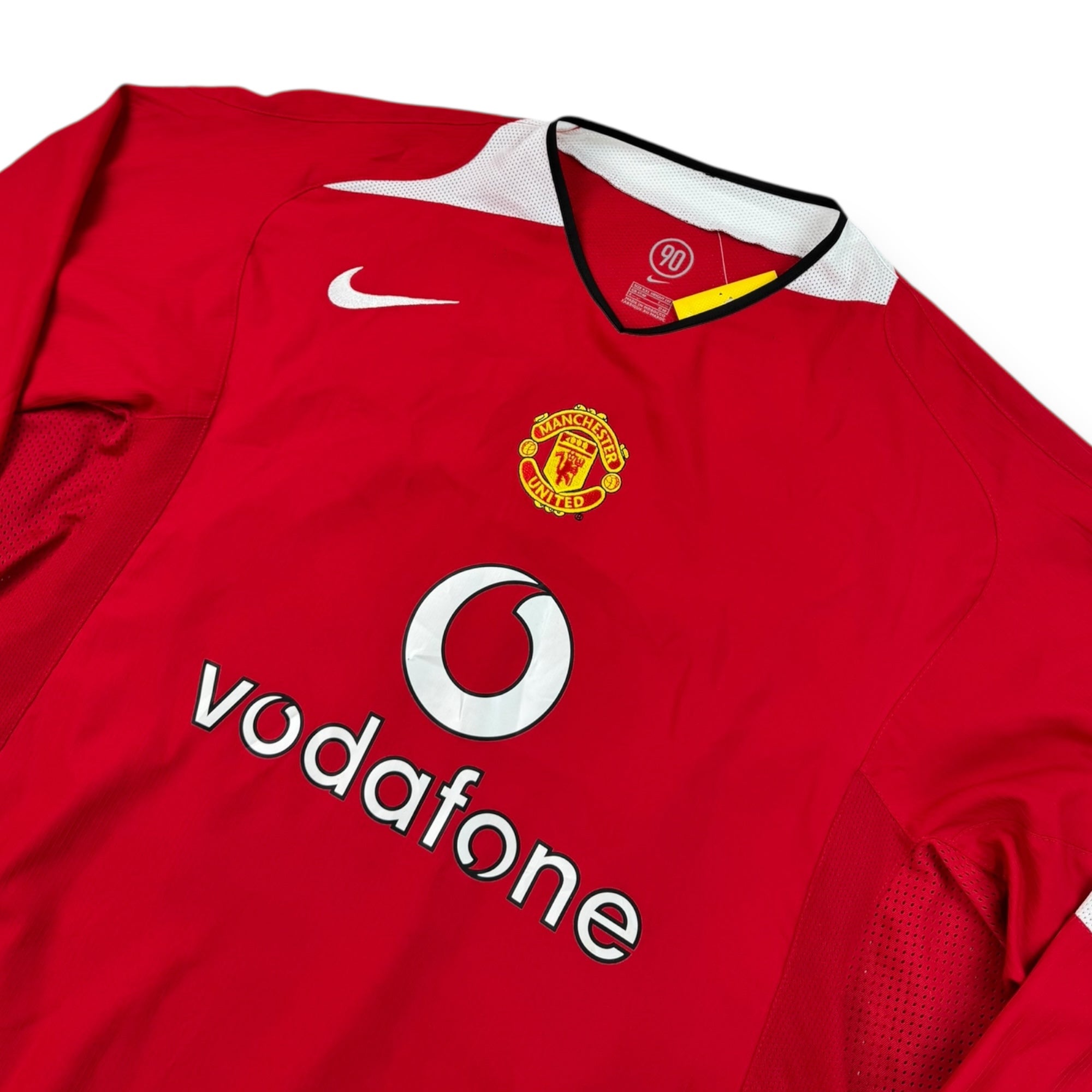 Manchester United 2004 Home Shirt L/S (XXL)