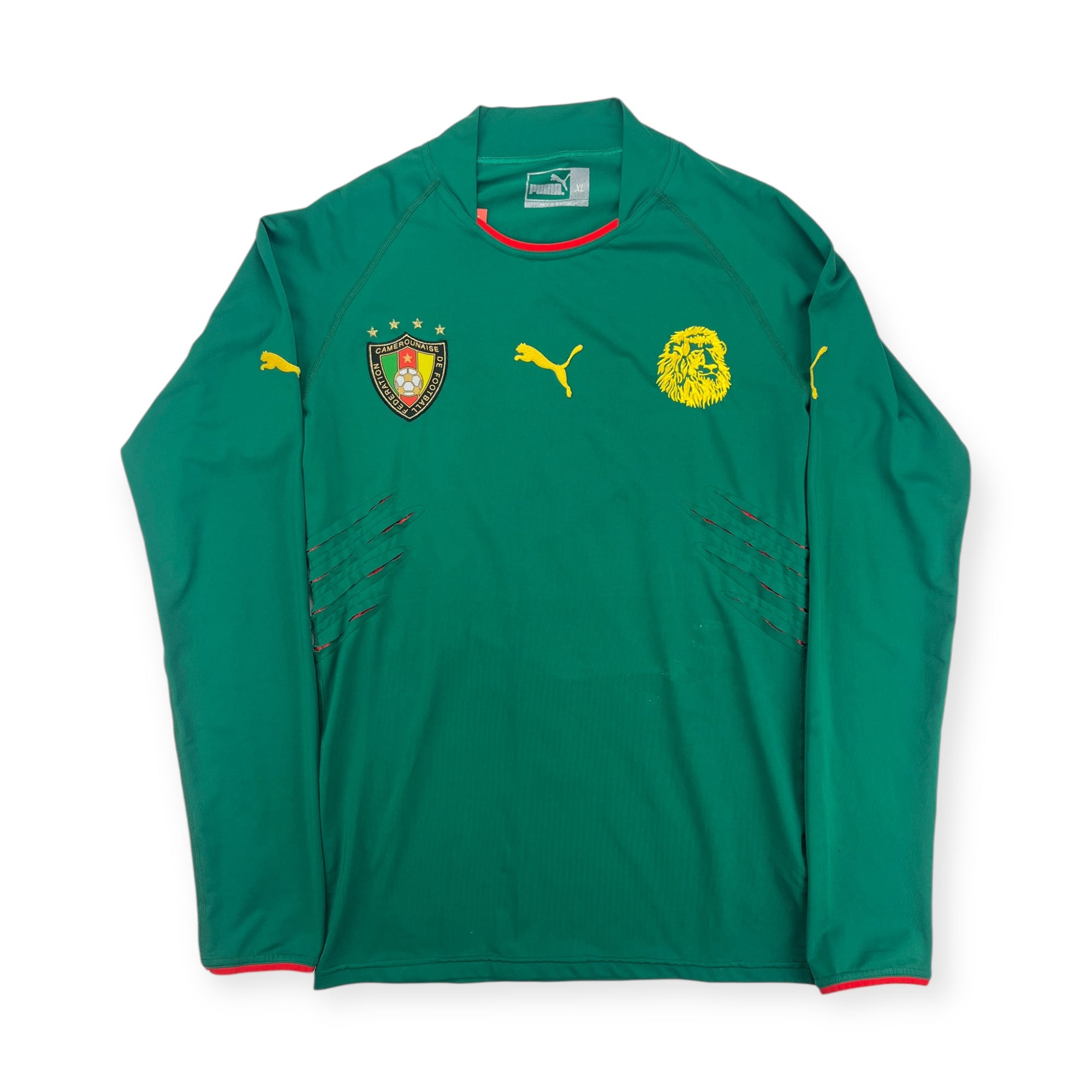 Cameroon 2004 Home Shirt Player Issue L/S