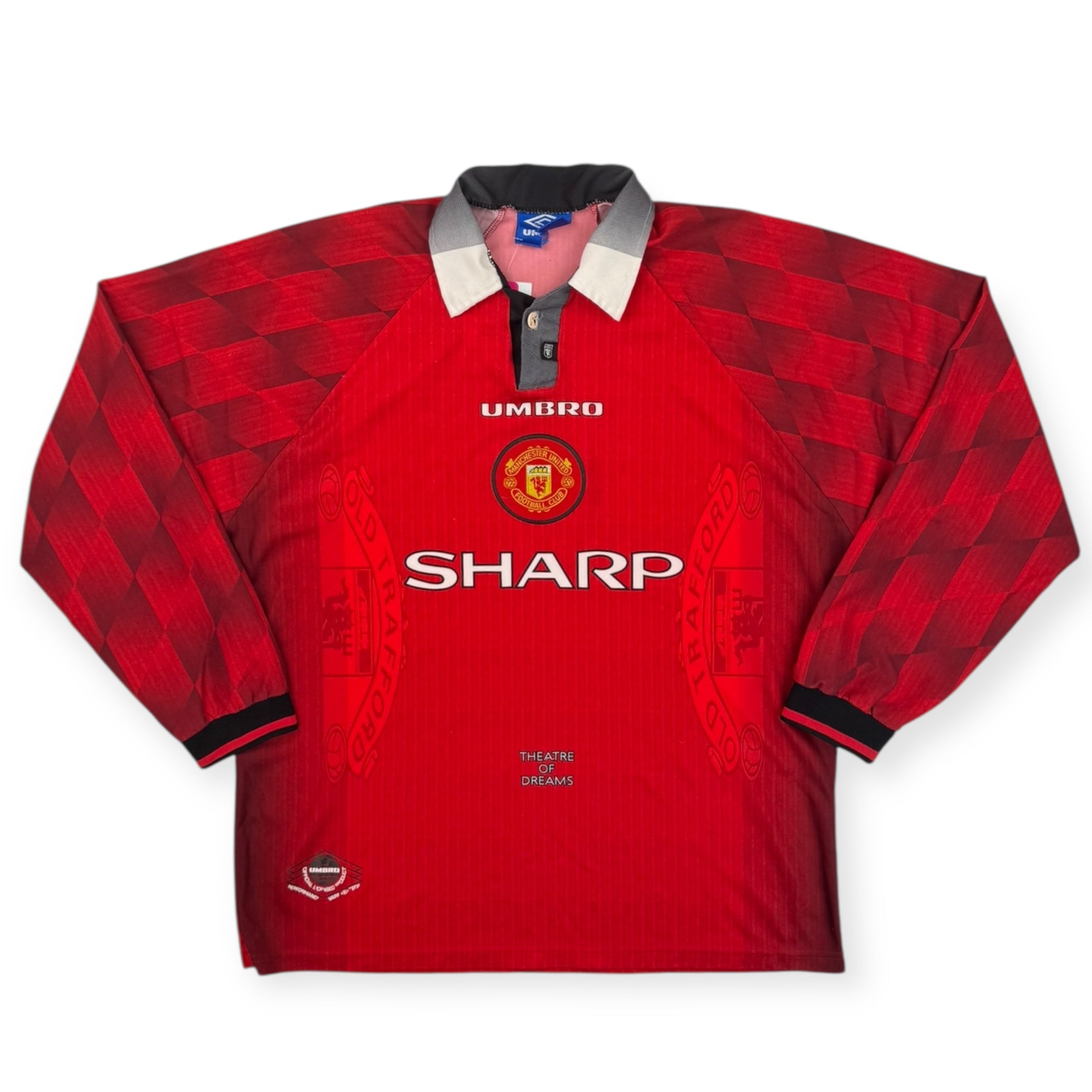 Manchester United 1996 Home Shirt L/S (L)