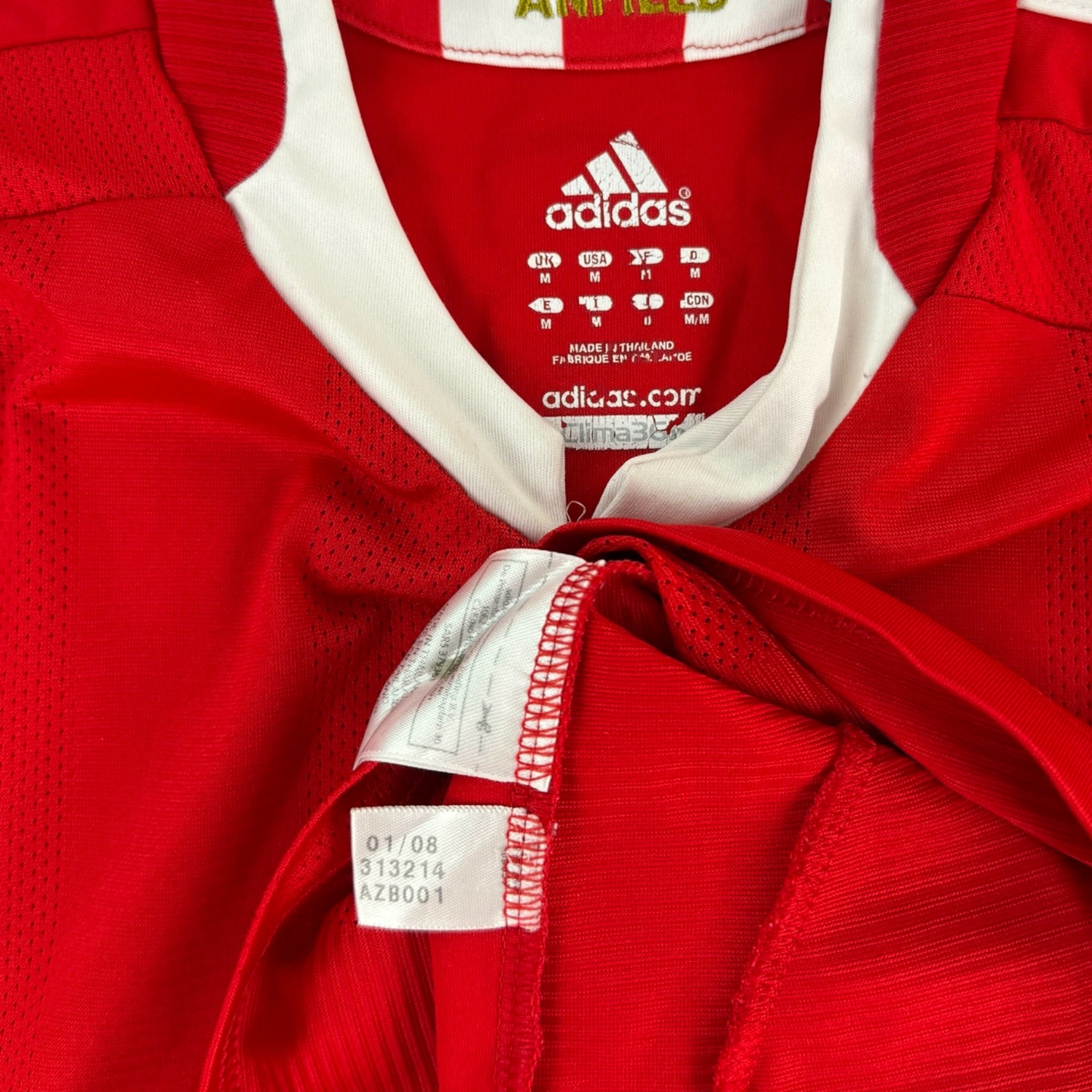 Liverpool 2008 Home Shirt, Agger 5 (M)