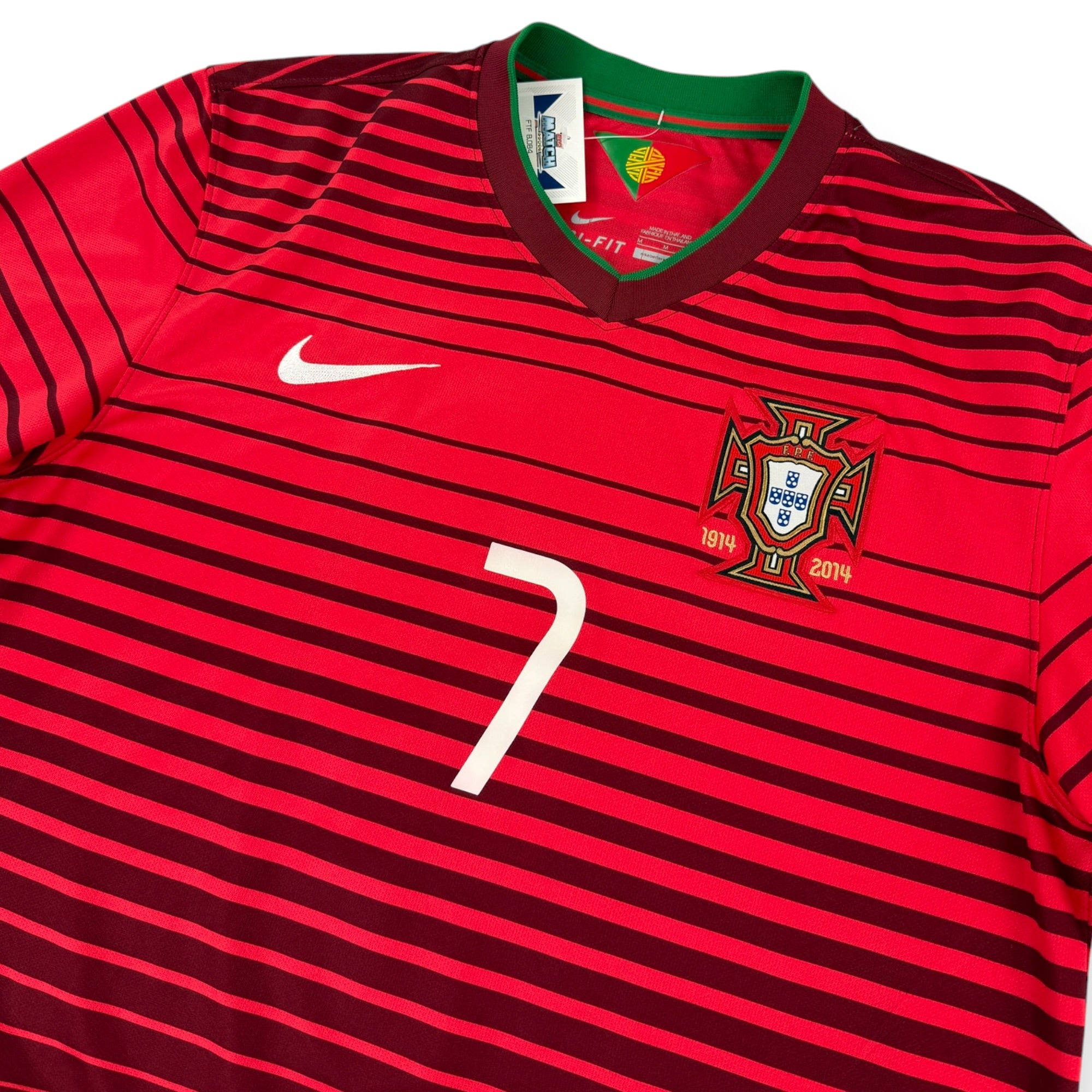 Portugal 2014 Home Shirt, Ronaldo 7 (M)