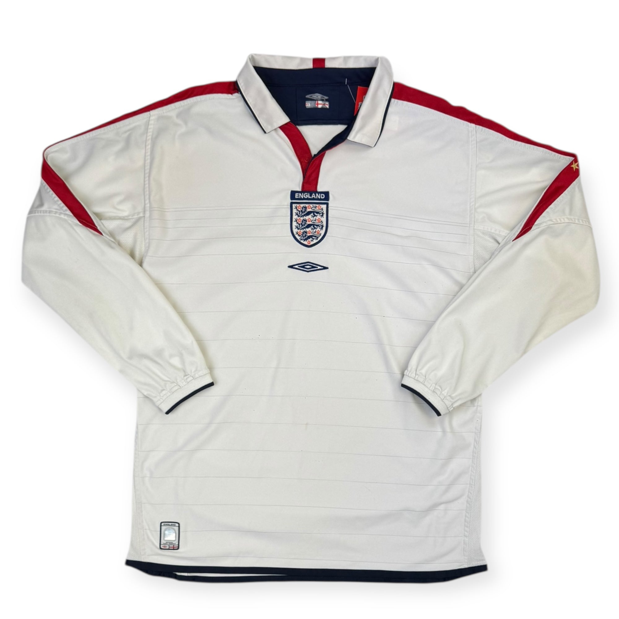 England 2003 Home L/S Shirt (L)