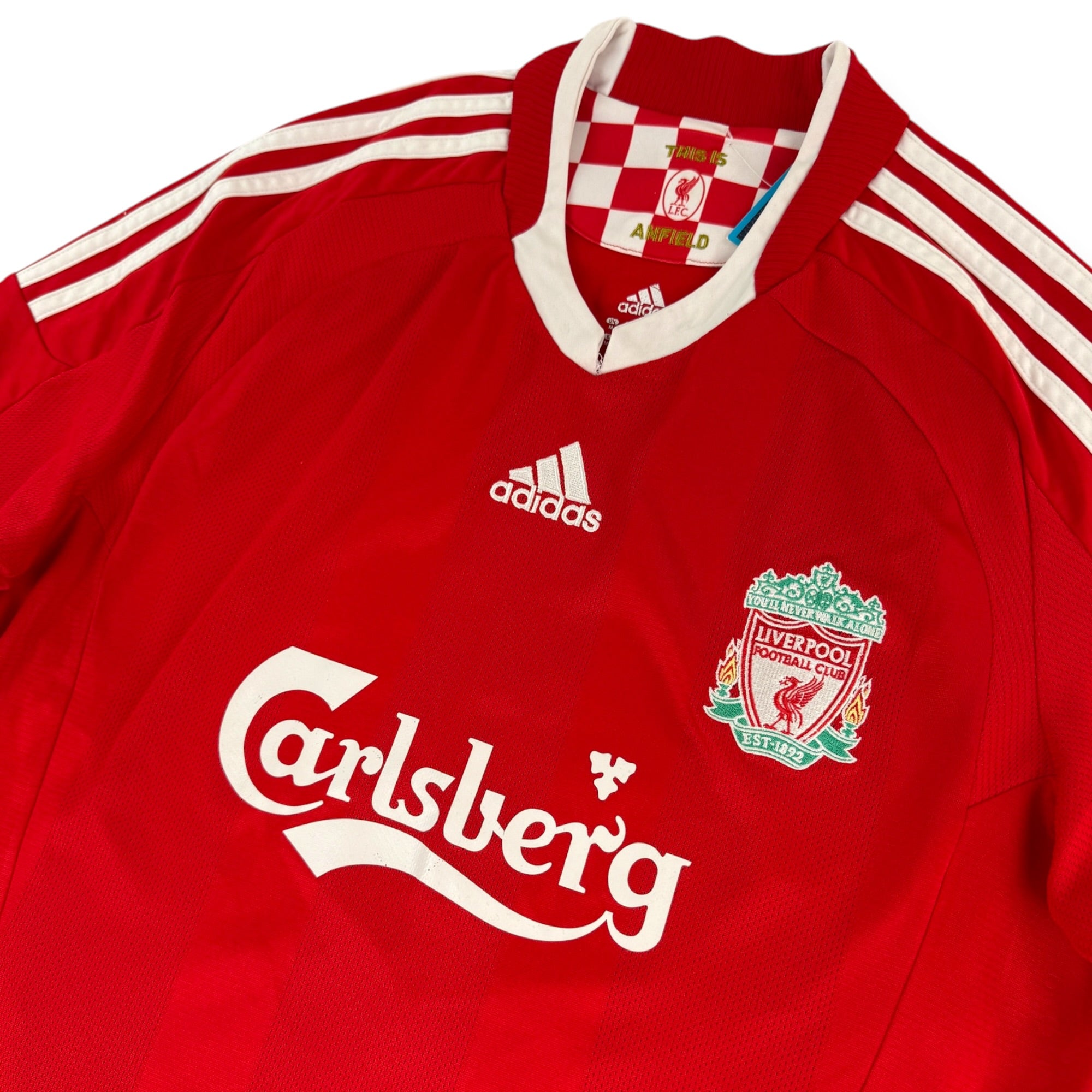 Liverpool 2008 Home Shirt, Agger 5 (M)
