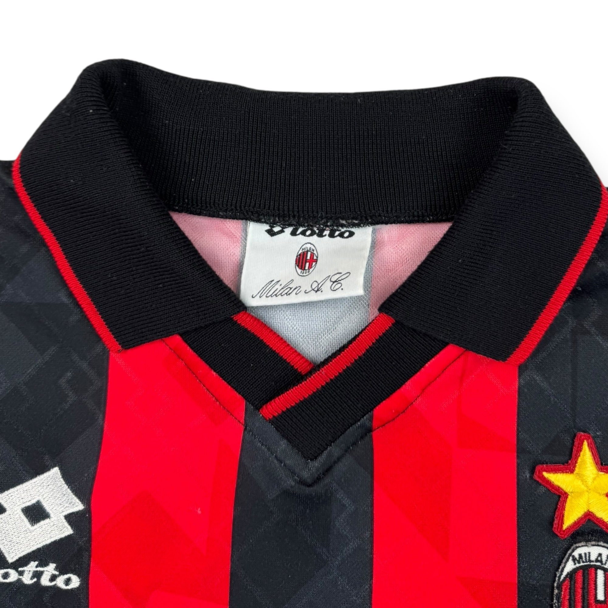 AC Milan 1995 Home Shirt L/S (L)