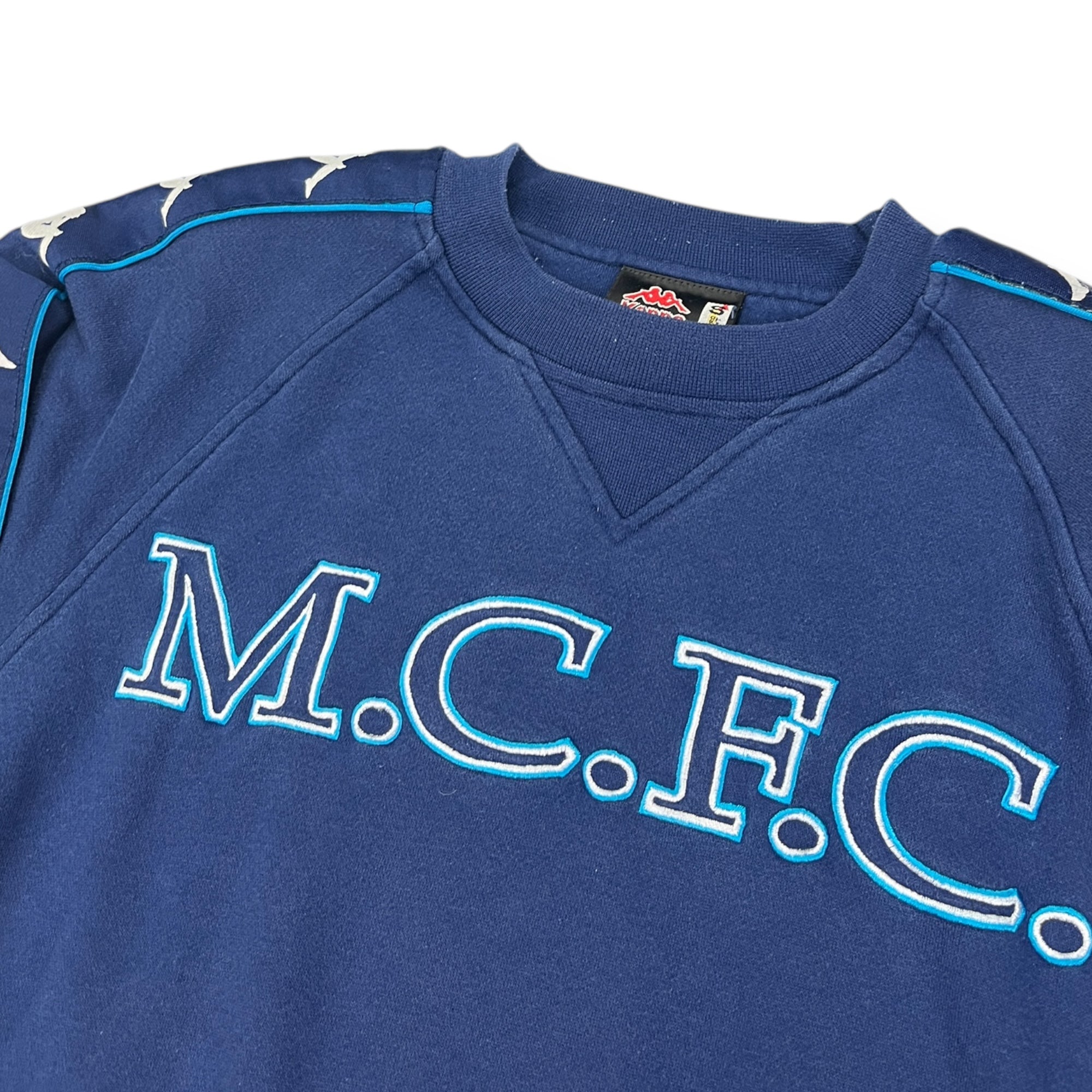 Manchester City 90s Kappa Sweatshirt (S)