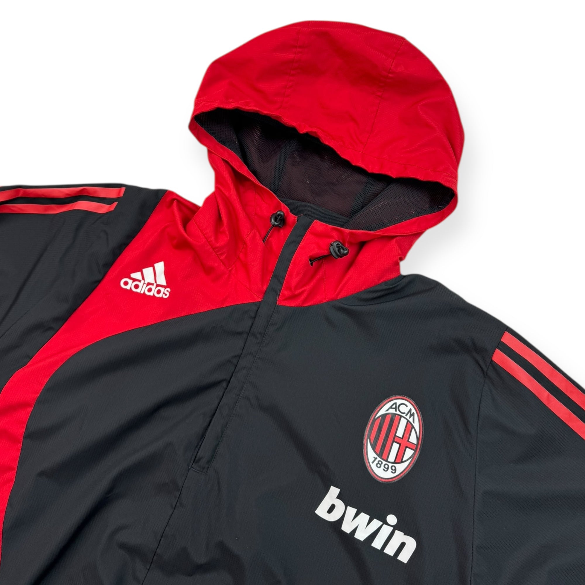 AC Milan 2007 1/4 Zip Windbreaker (M)