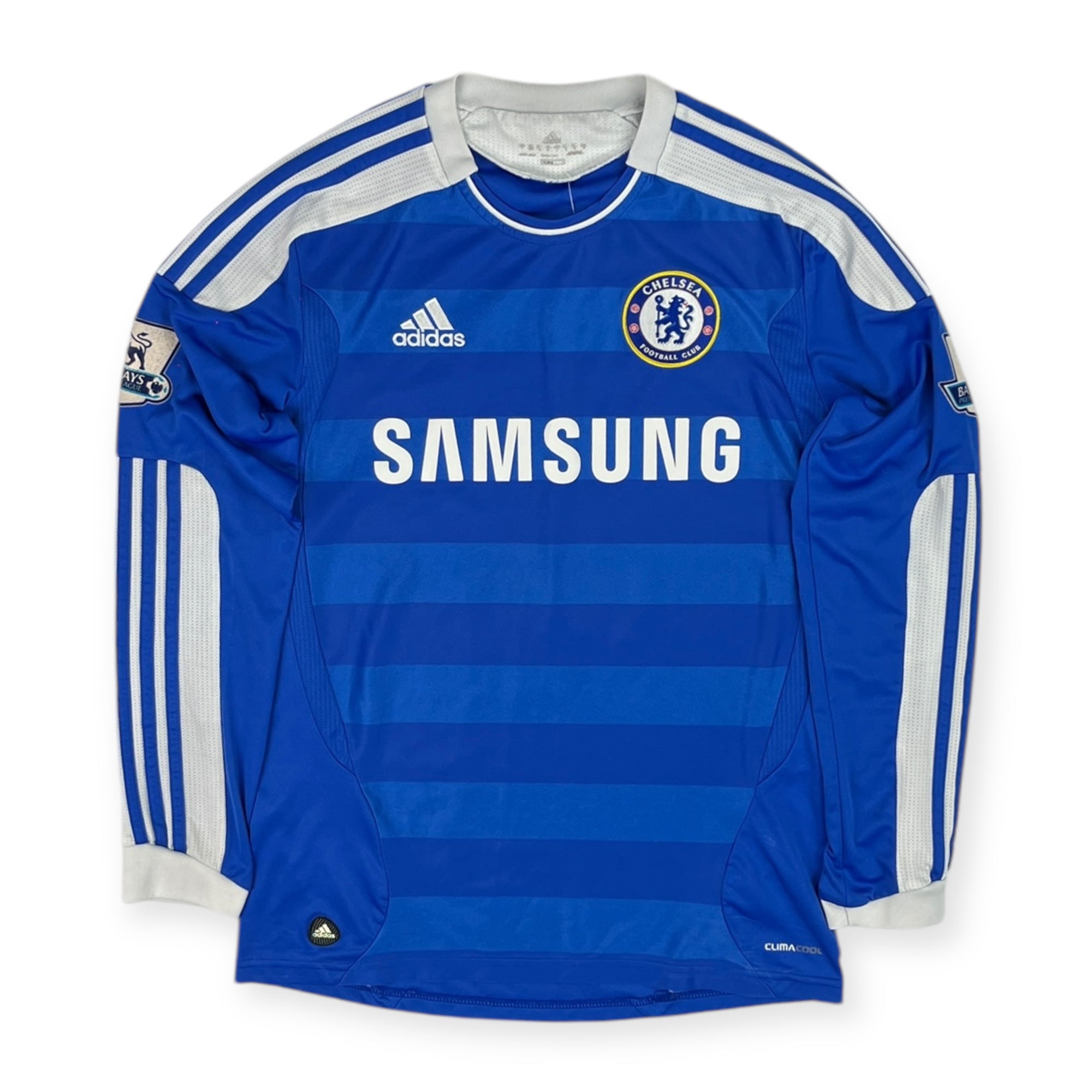 Chelsea 2011 Home Shirt L/S, David Luiz 4 (S)