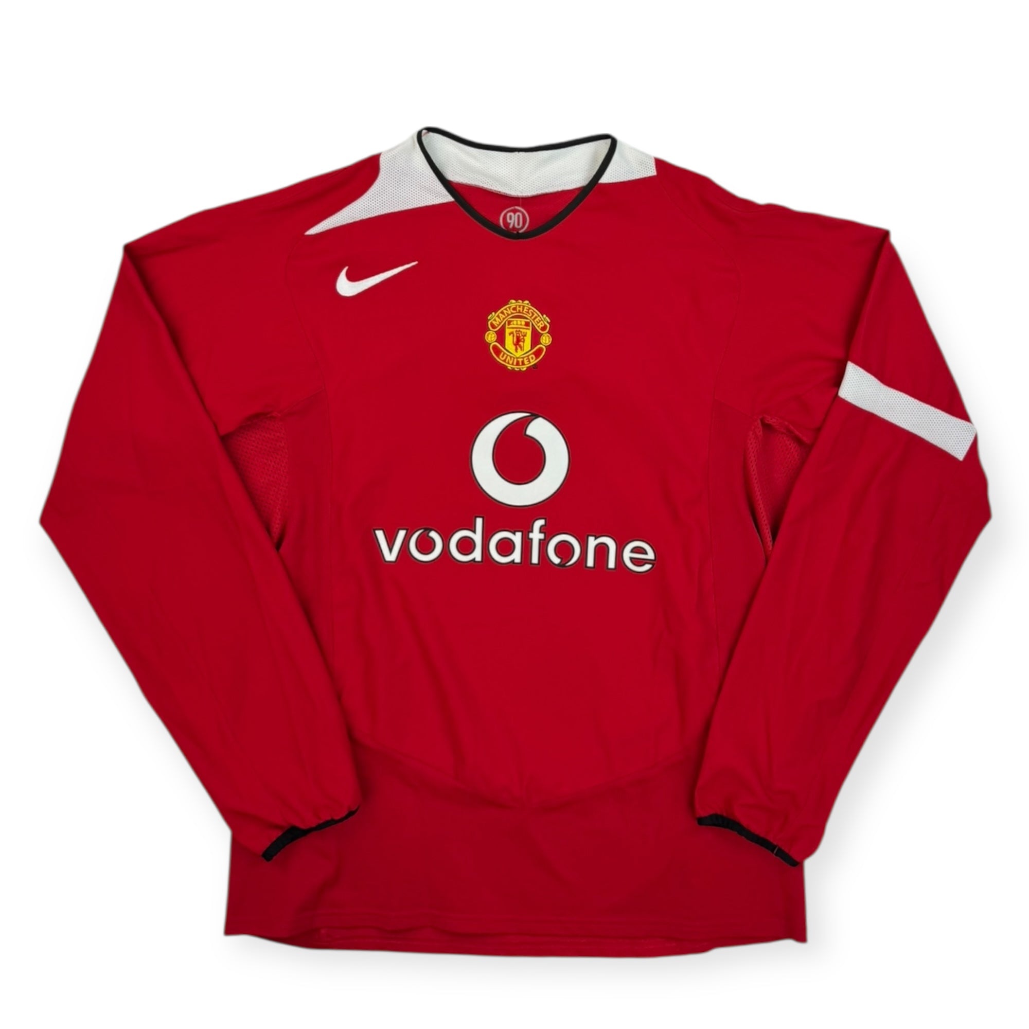 Manchester United 2004 Home Shirt L/S (L)