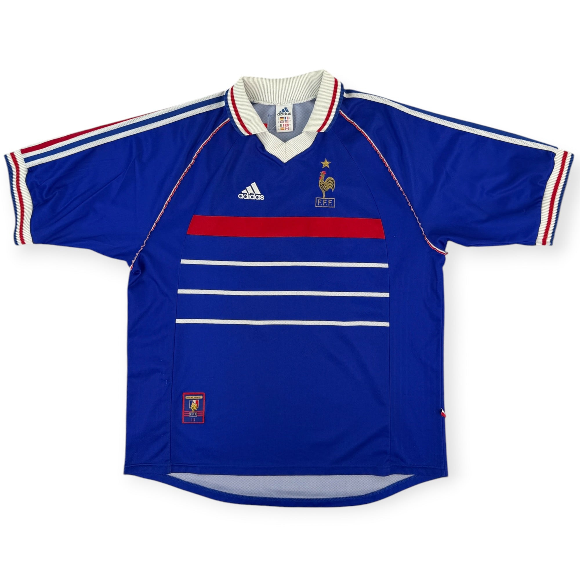 France 1998 Home Shirt, Zidane 10 (XL)
