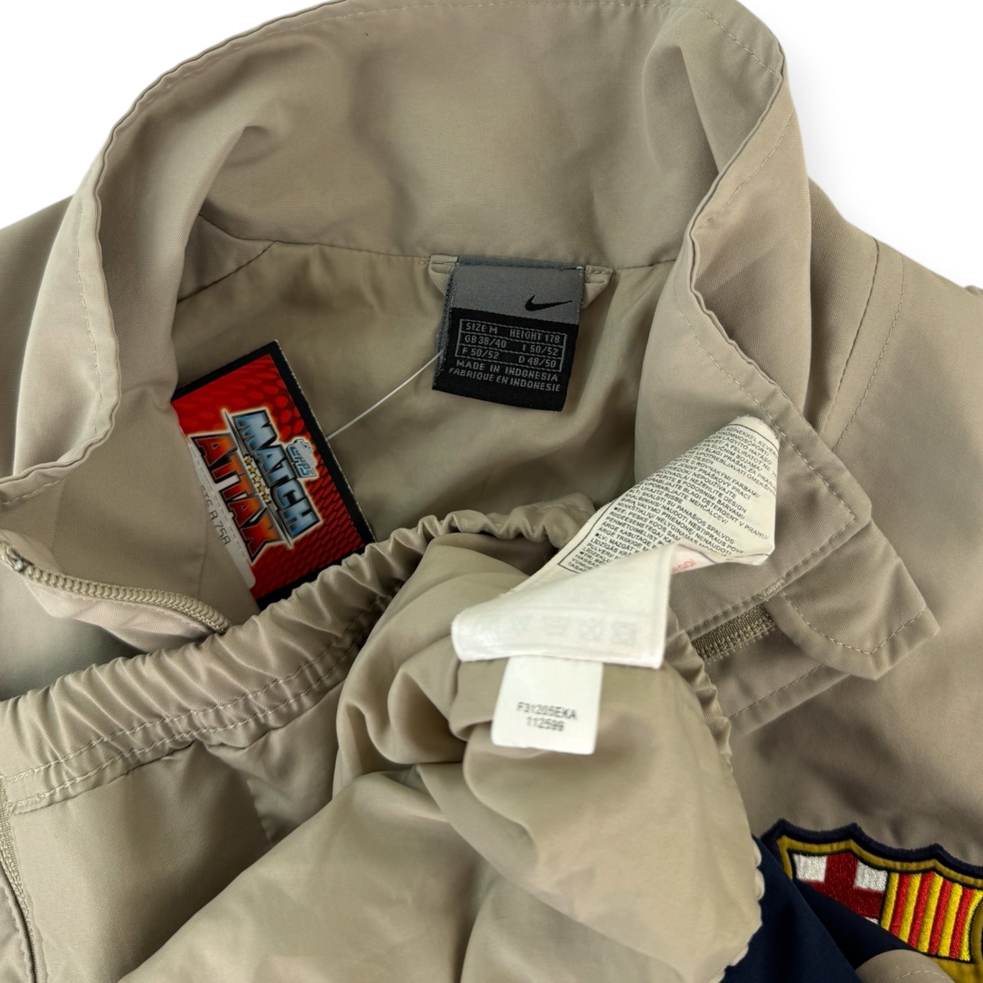 FC Barcelona 2002 Tracksuit Jacket (M)