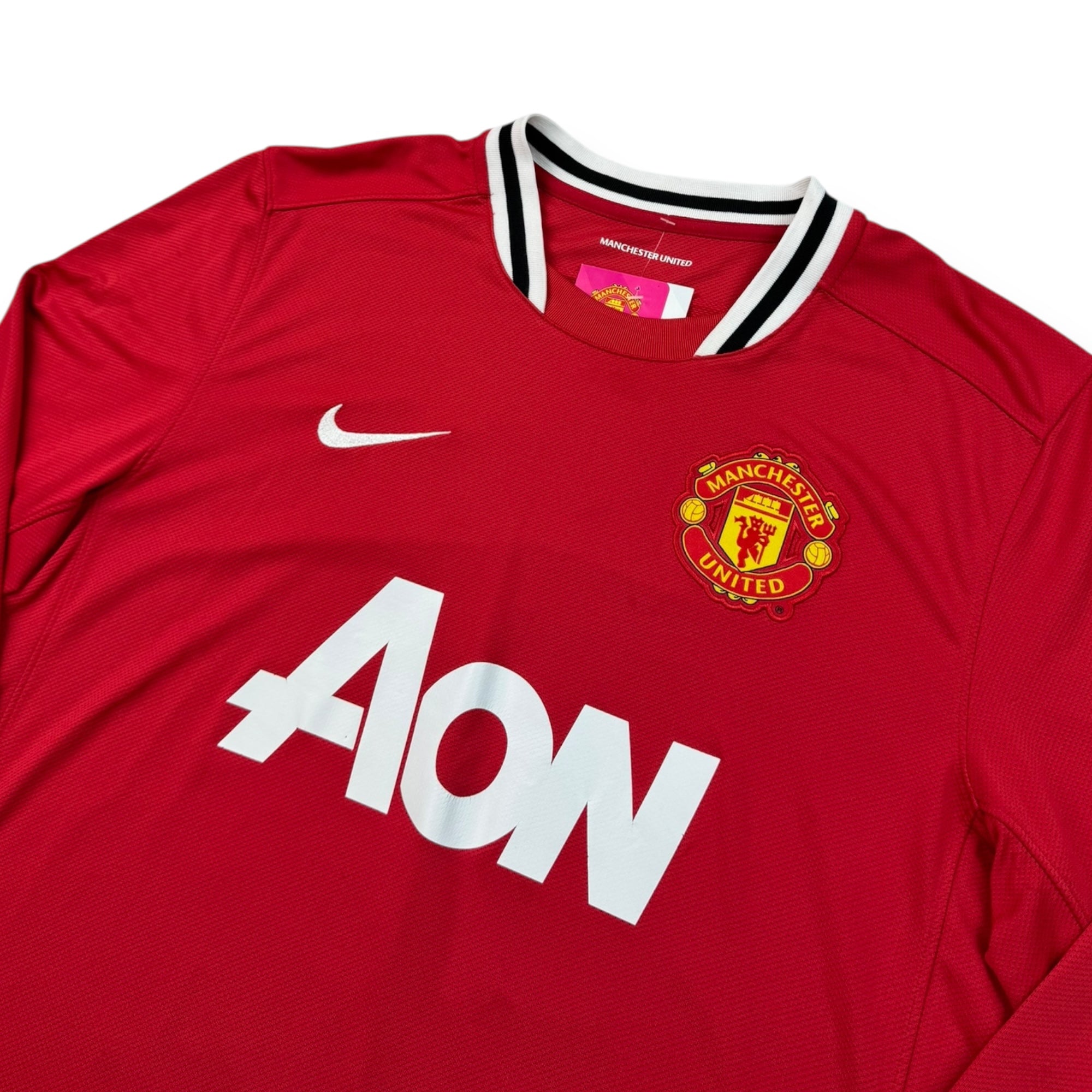 Manchester United 2011 Home Shirt L/S (L)