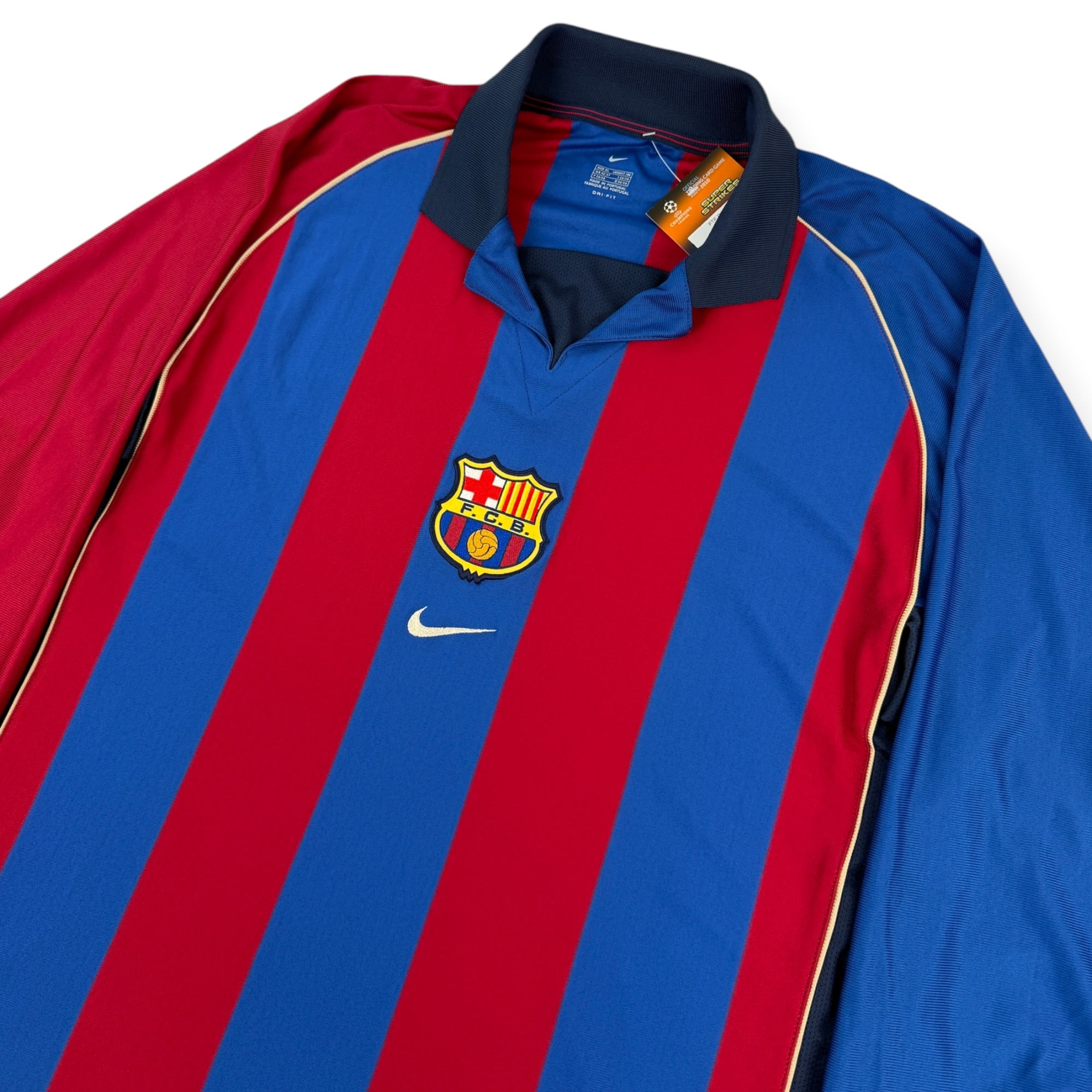 FC Barcelona 2001 L/S Home Shirt, BNWT (XL)