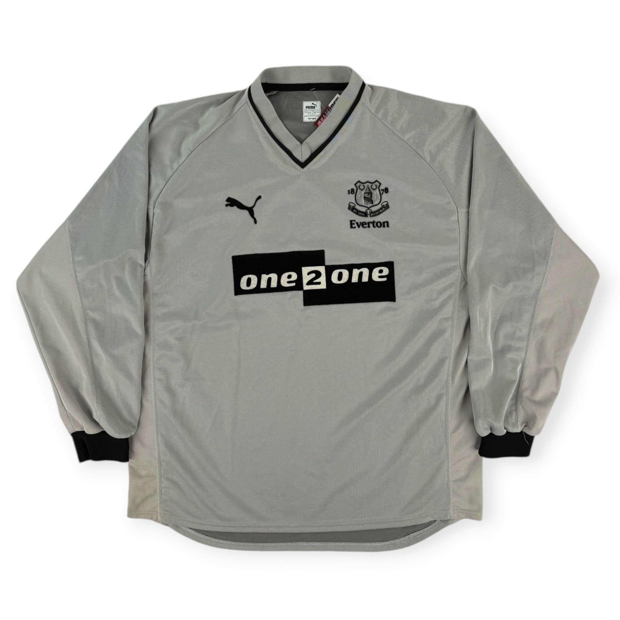 Everton 2001 L/S Away Shirt (L)