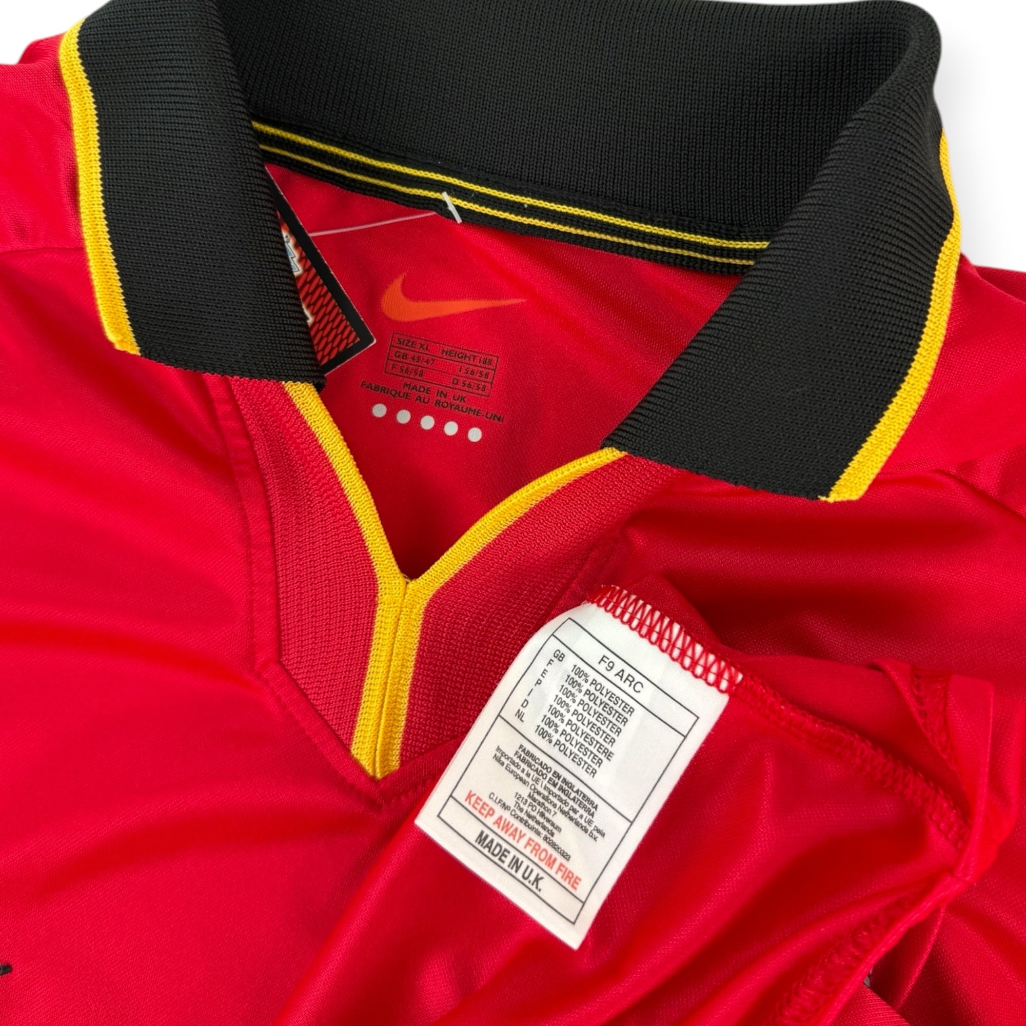Belgium 1999 Home Shirt (XL)