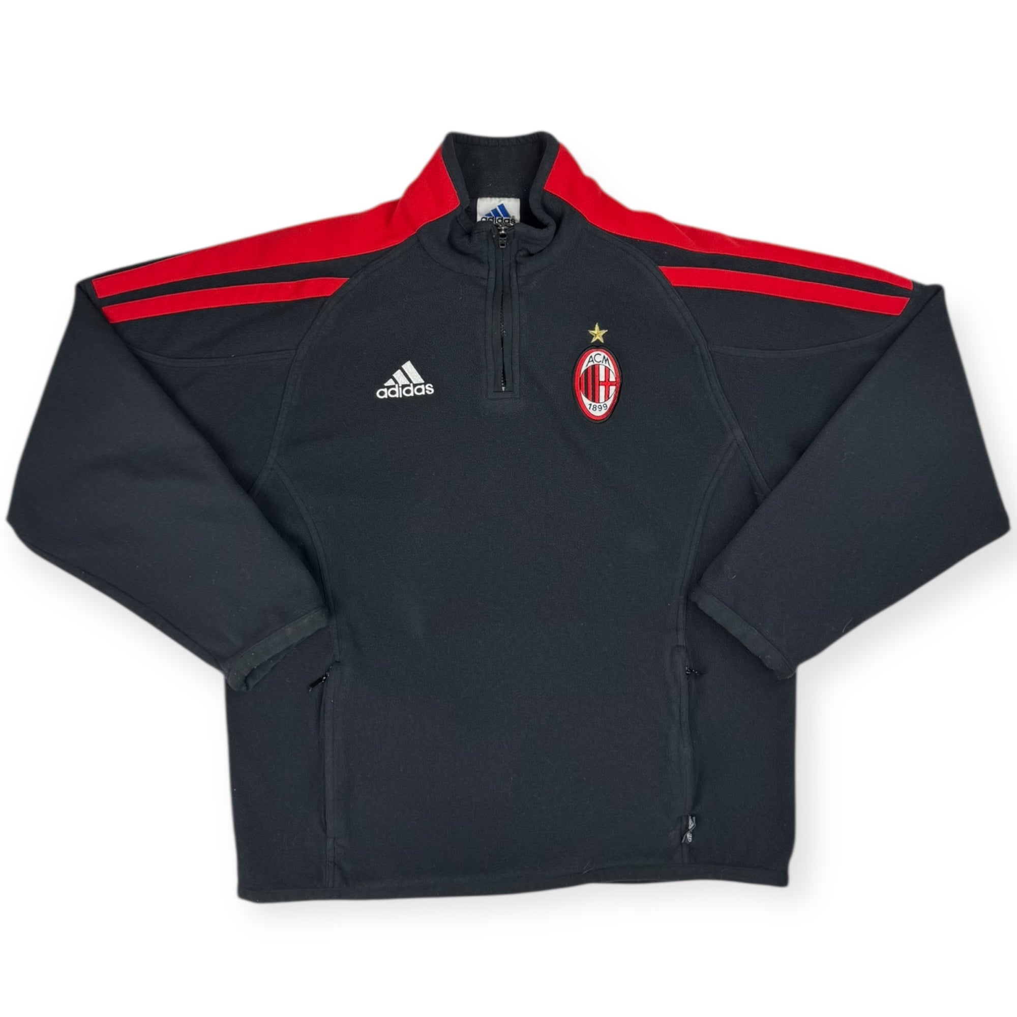AC Milan 2001 Fleece 1/4 Zip (L)