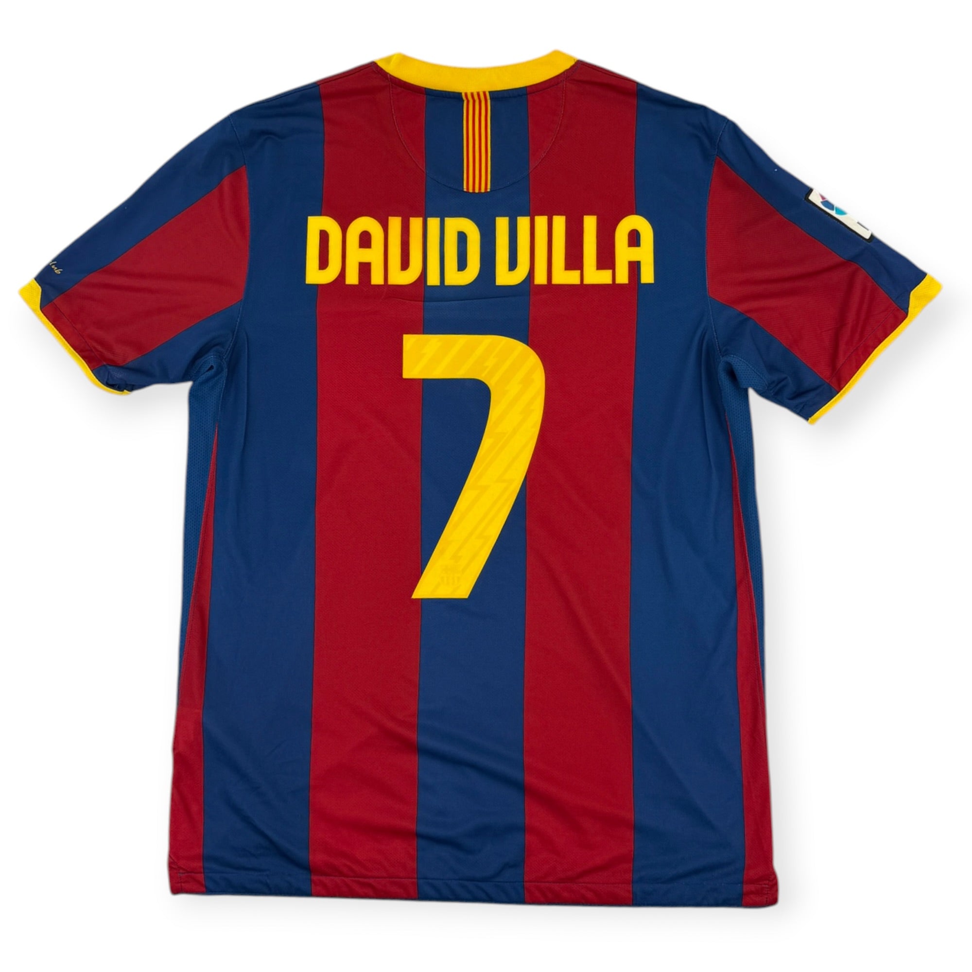FC Barcelona 2010 Home Shirt, David Villa 7 (L)