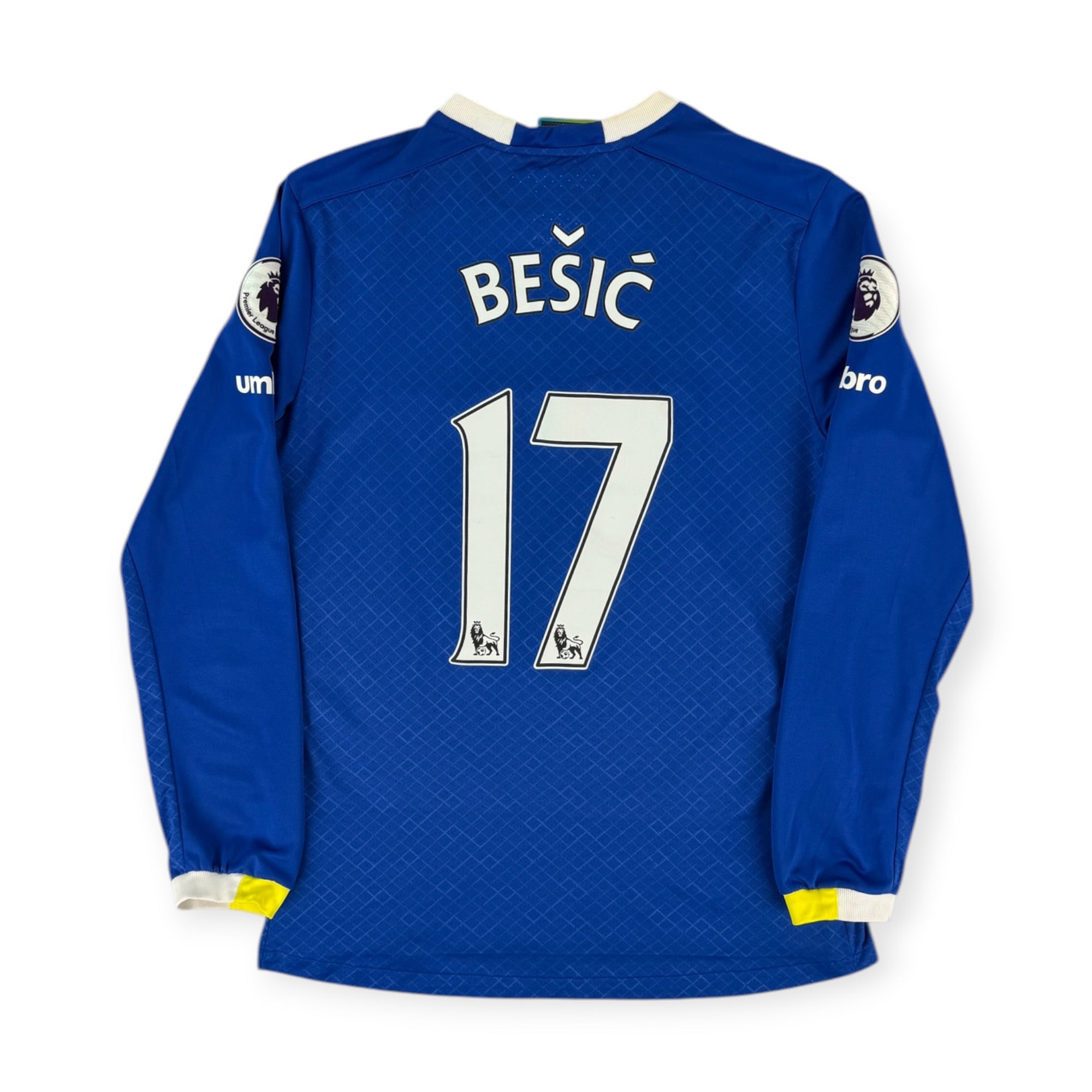 Everton 2016 L/S Home Shirt, Bešić 17 (M)