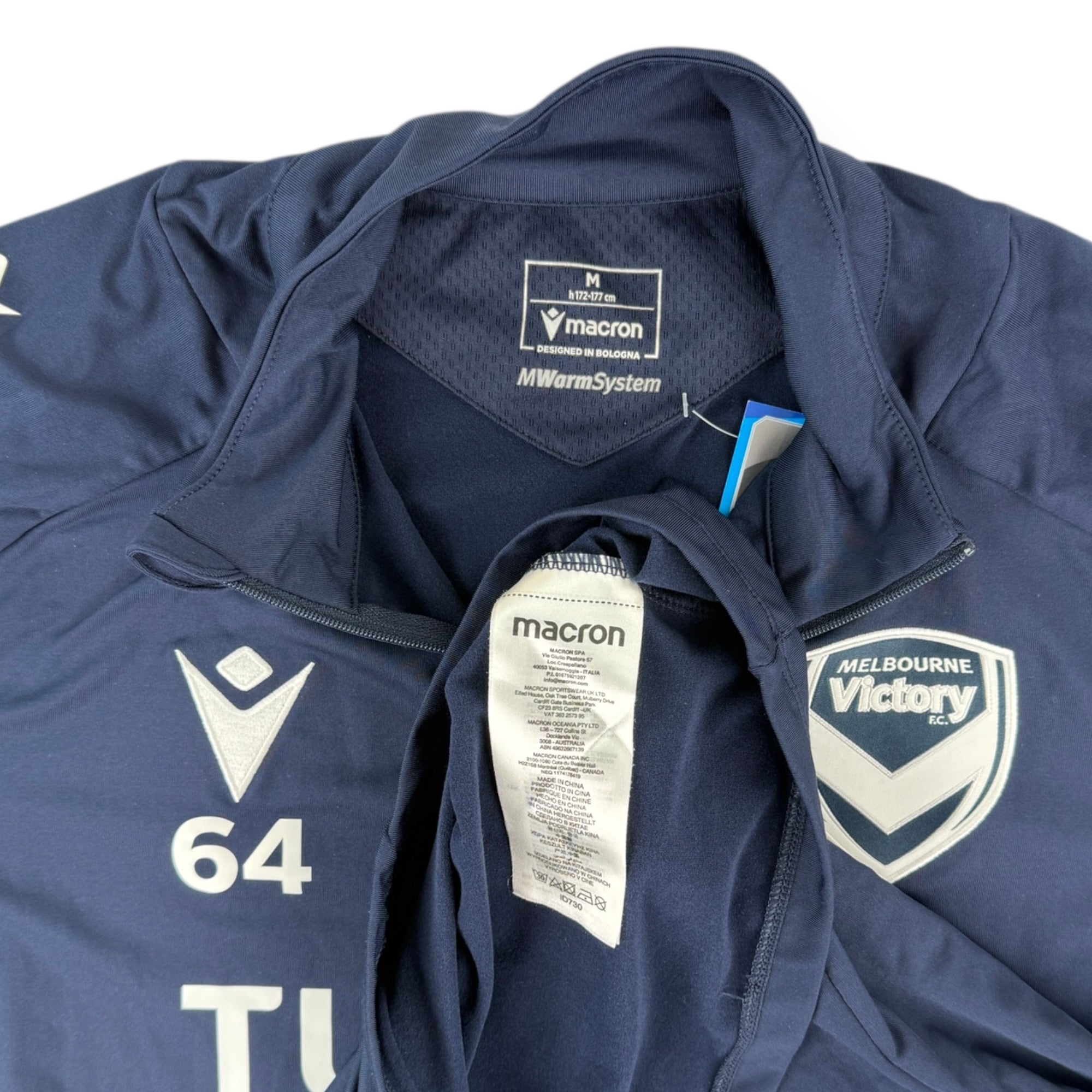 Juan Mata Melbourne Victory 2025 1/4 Zip (M)