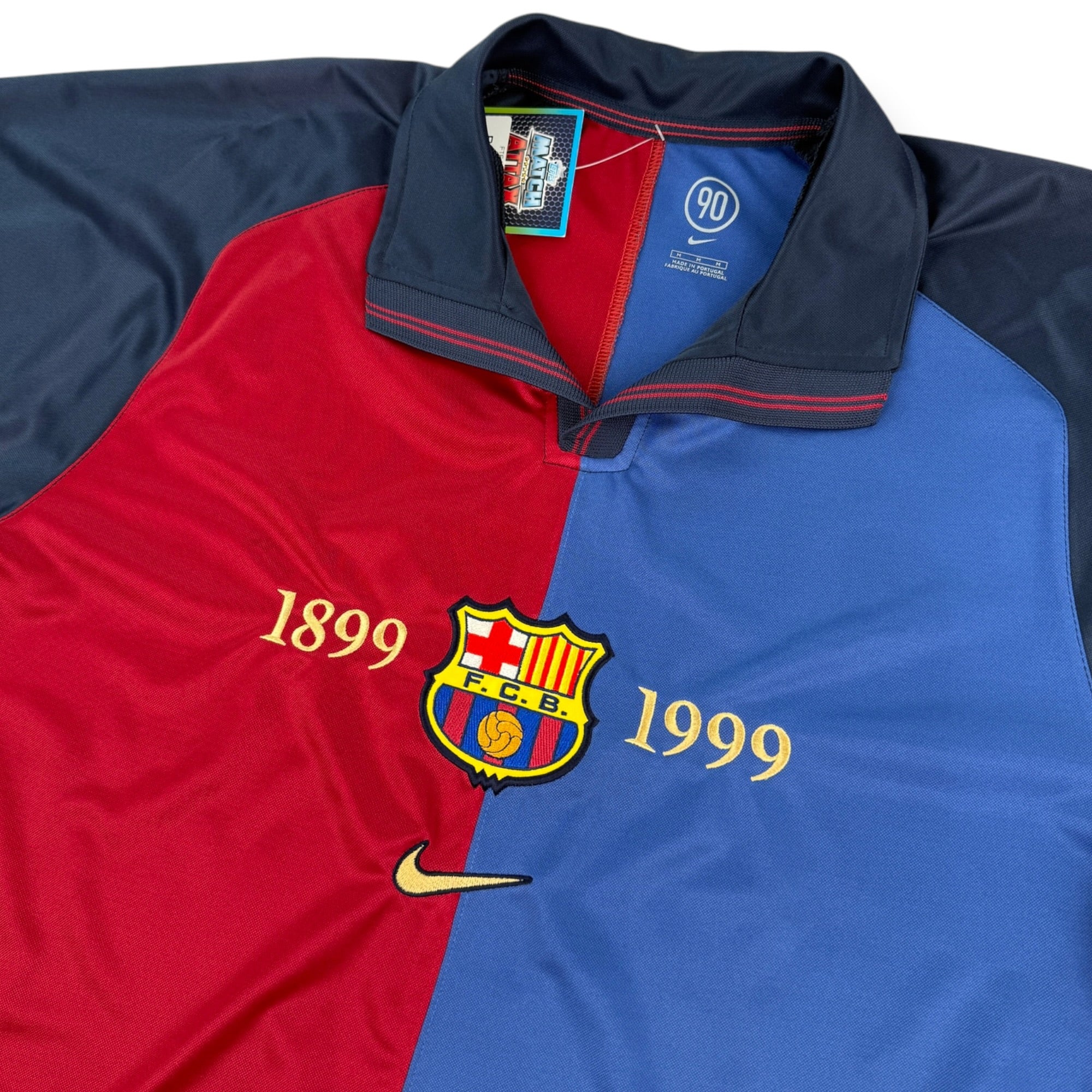 FC Barcelona 1999 Home Shirt, Cocu 8 (M)