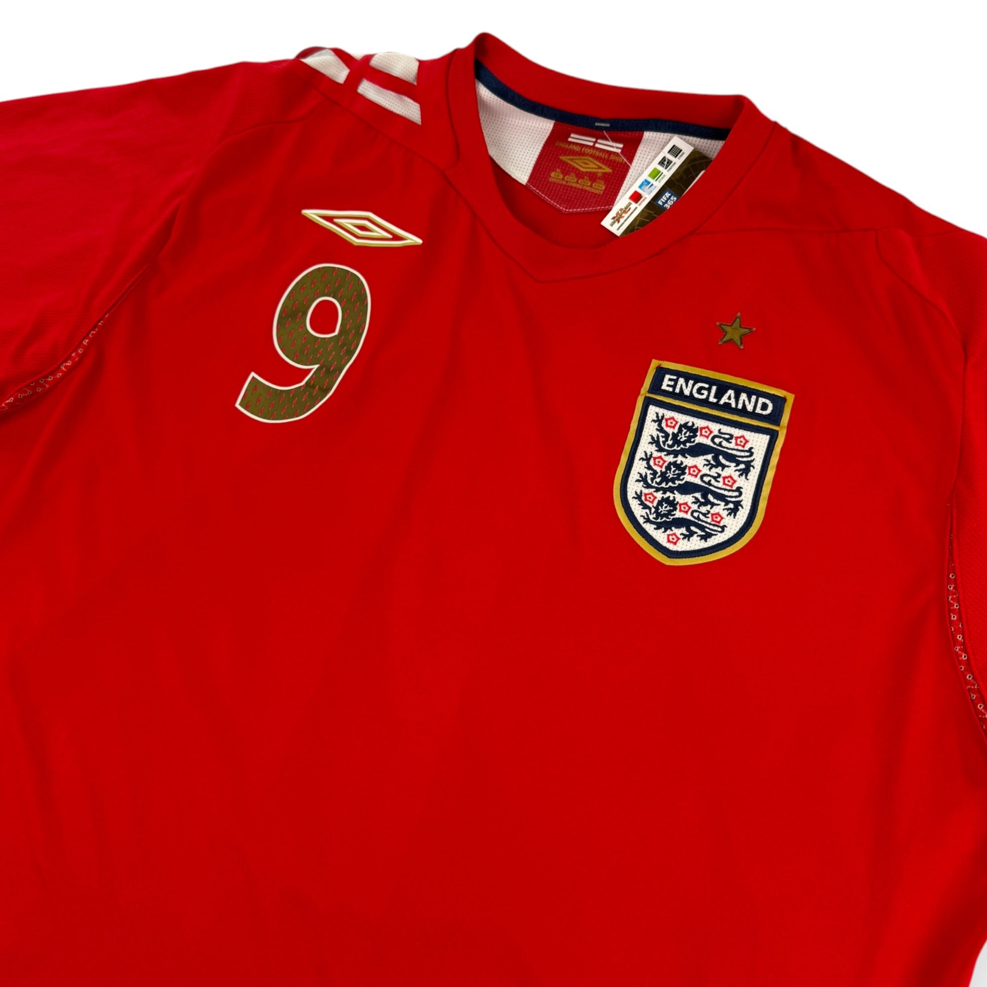 England 2006 Away Shirt, Rooney 9 (XL)