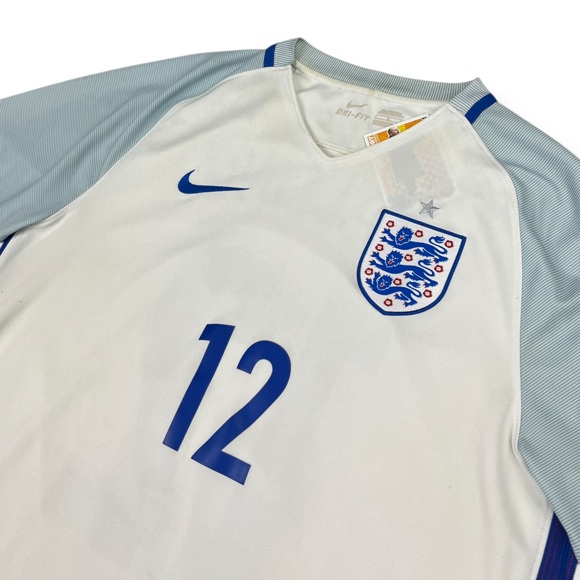 England 2016 Home Shirt, Smalling 12 (L)