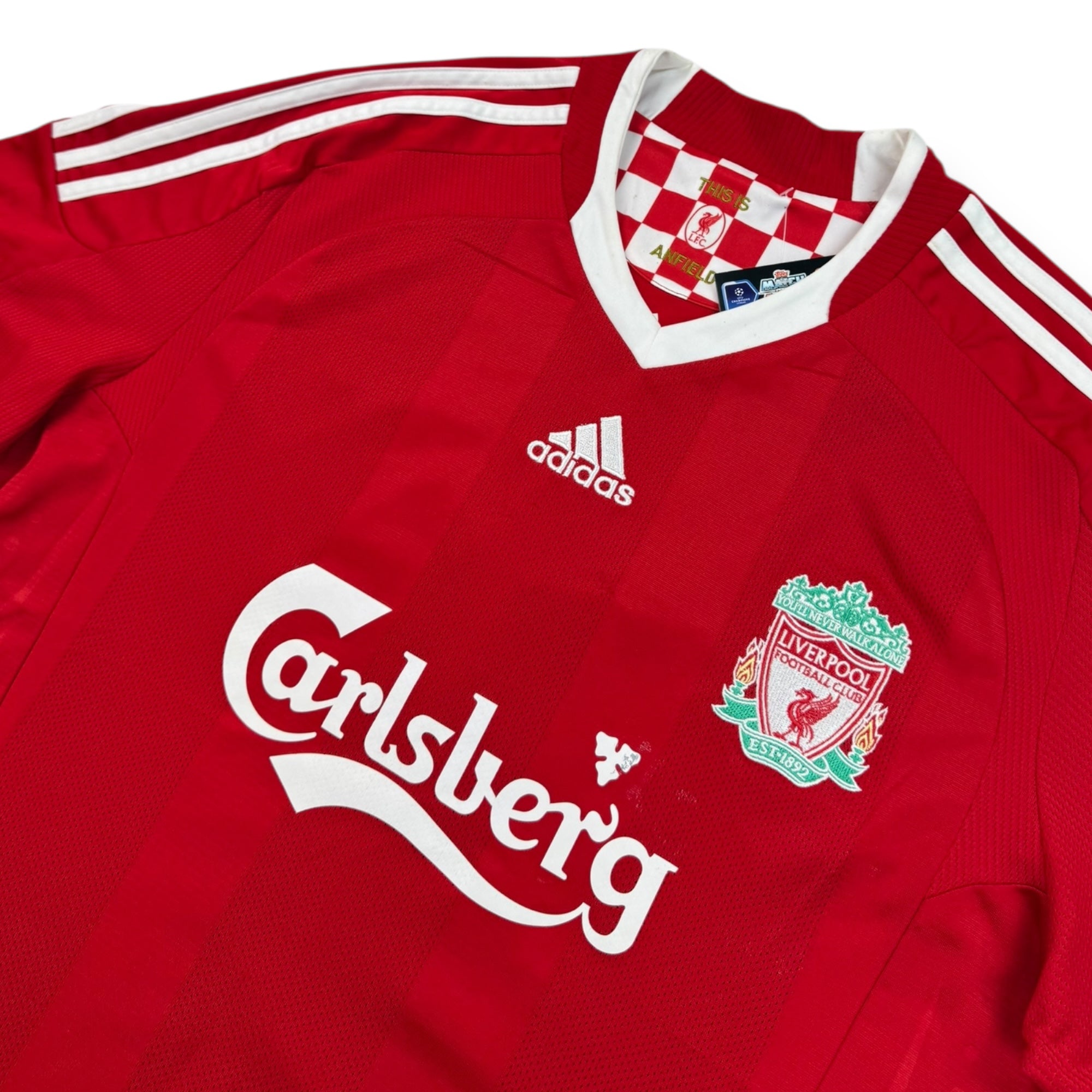 Liverpool 2008 Home Shirt, Gerrard 8 (L)