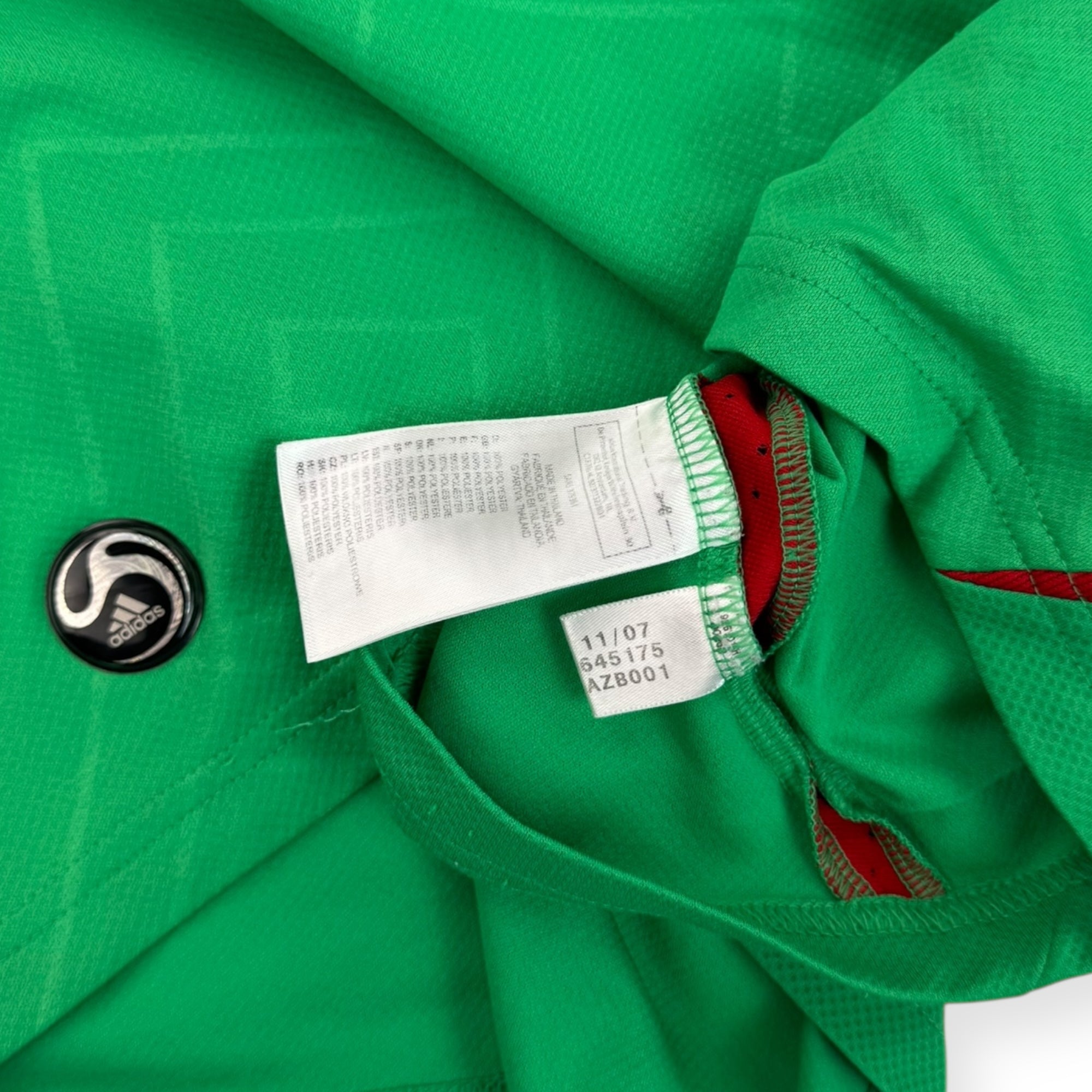 Mexico 2008 Home Shirt, 3/4 Sleeves (L)