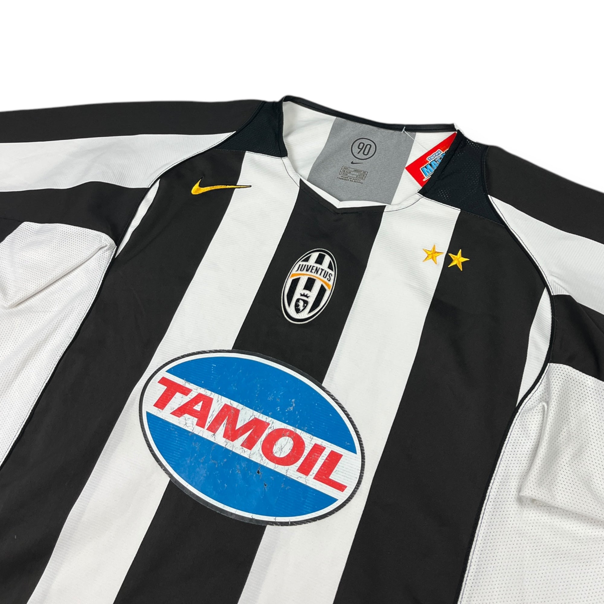 Juventus 2004 European Home Shirt, (L)