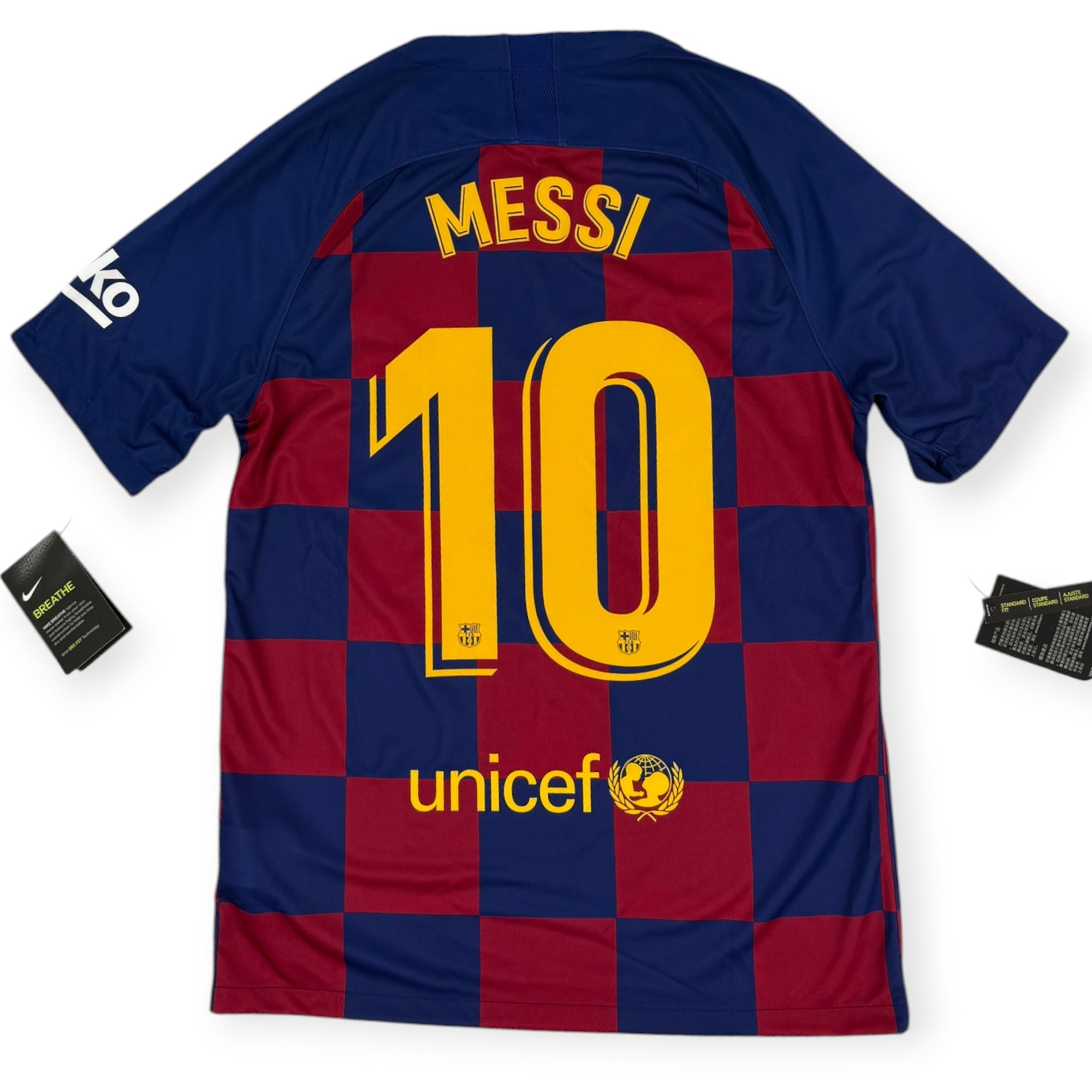 FC Barcelona 2019 Home Shirt, Messi 10, BNWT (M)