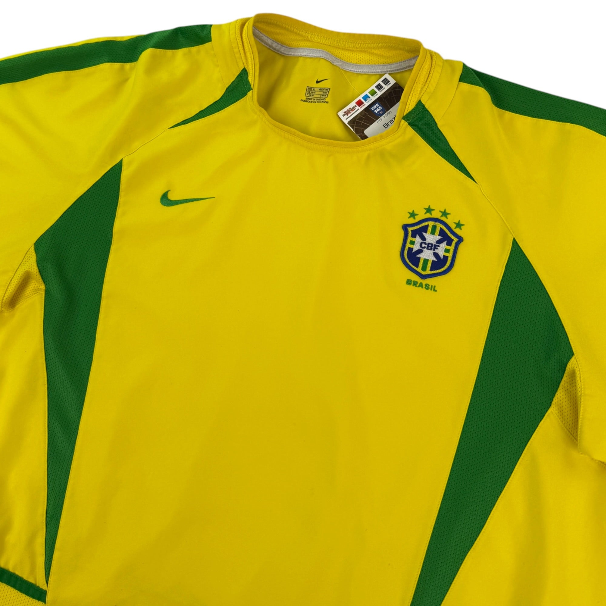 Brazil 2002 Home Shirt (XL)