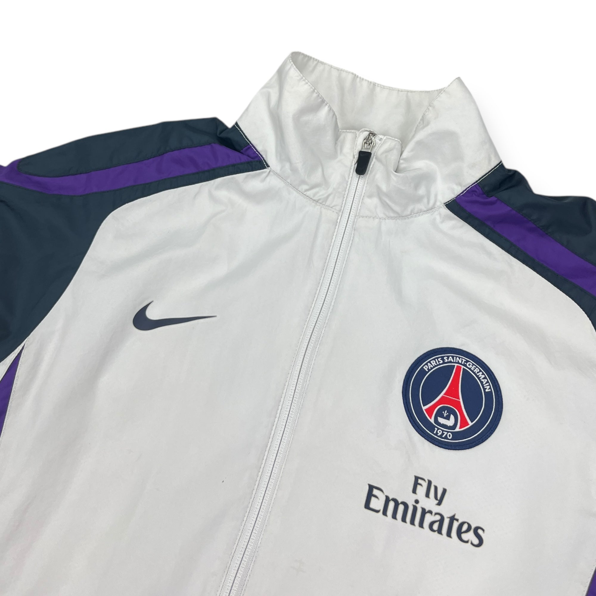 psg white and purple tracksuit
