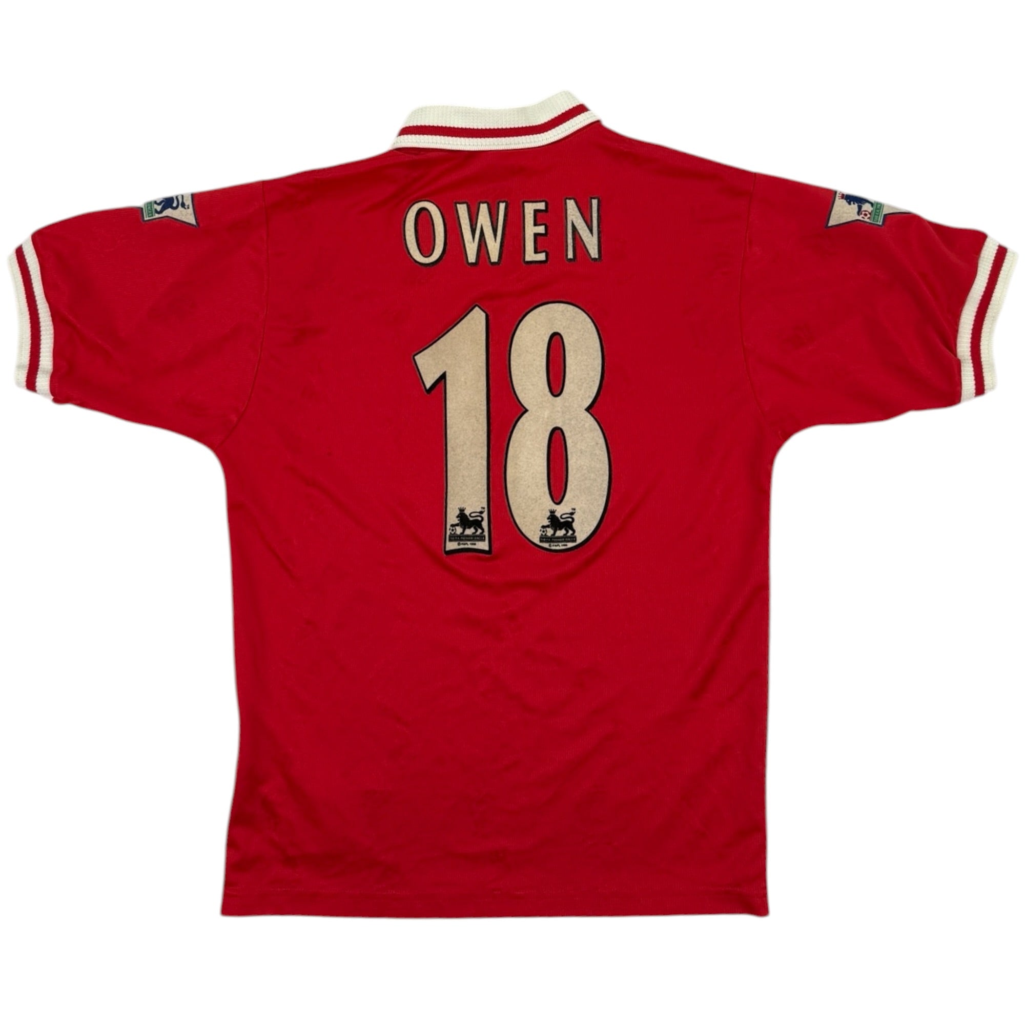 Liverpool 1996 Home Shirt, Owen 18 (S)
