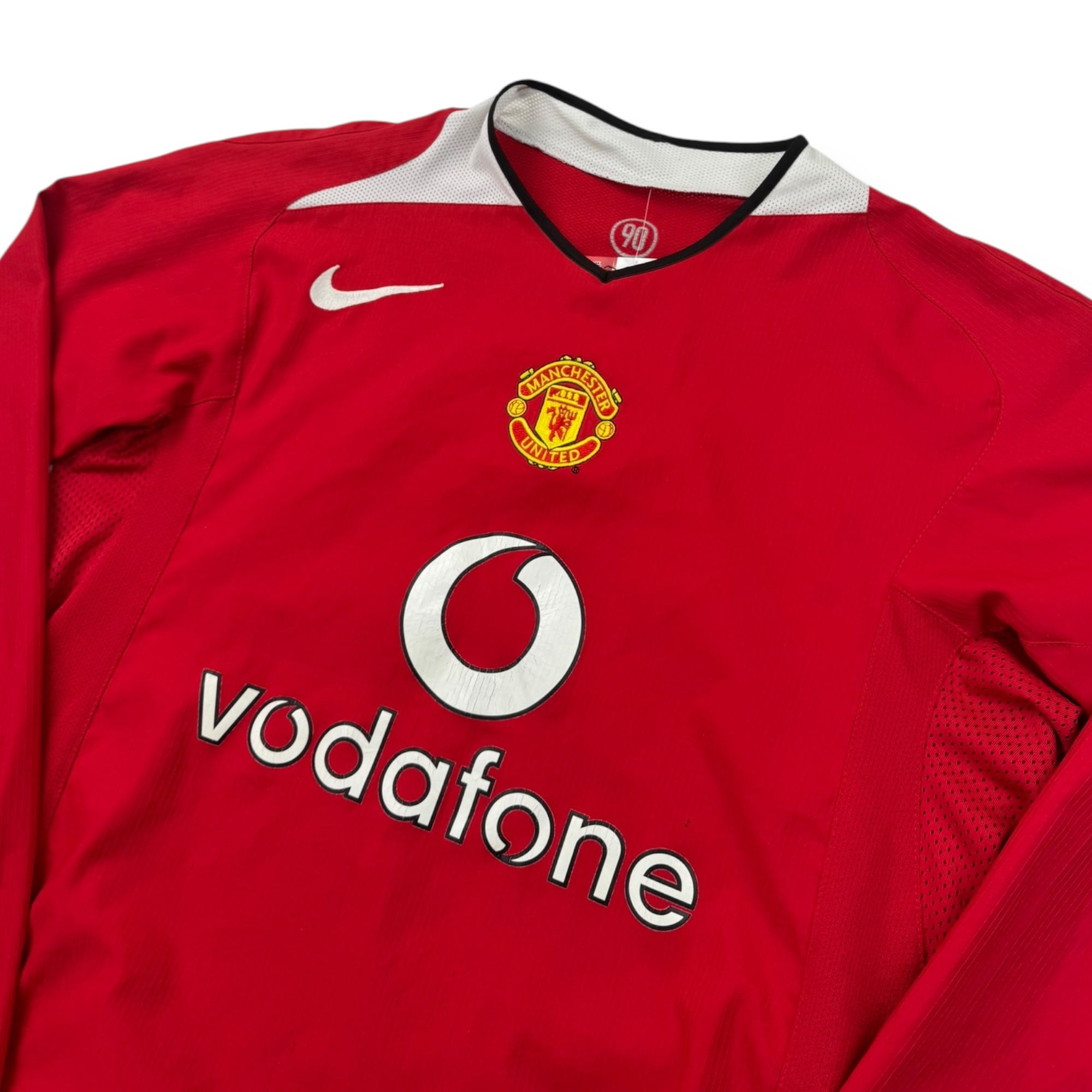 Manchester United 2004 Home Shirt L/S (M)