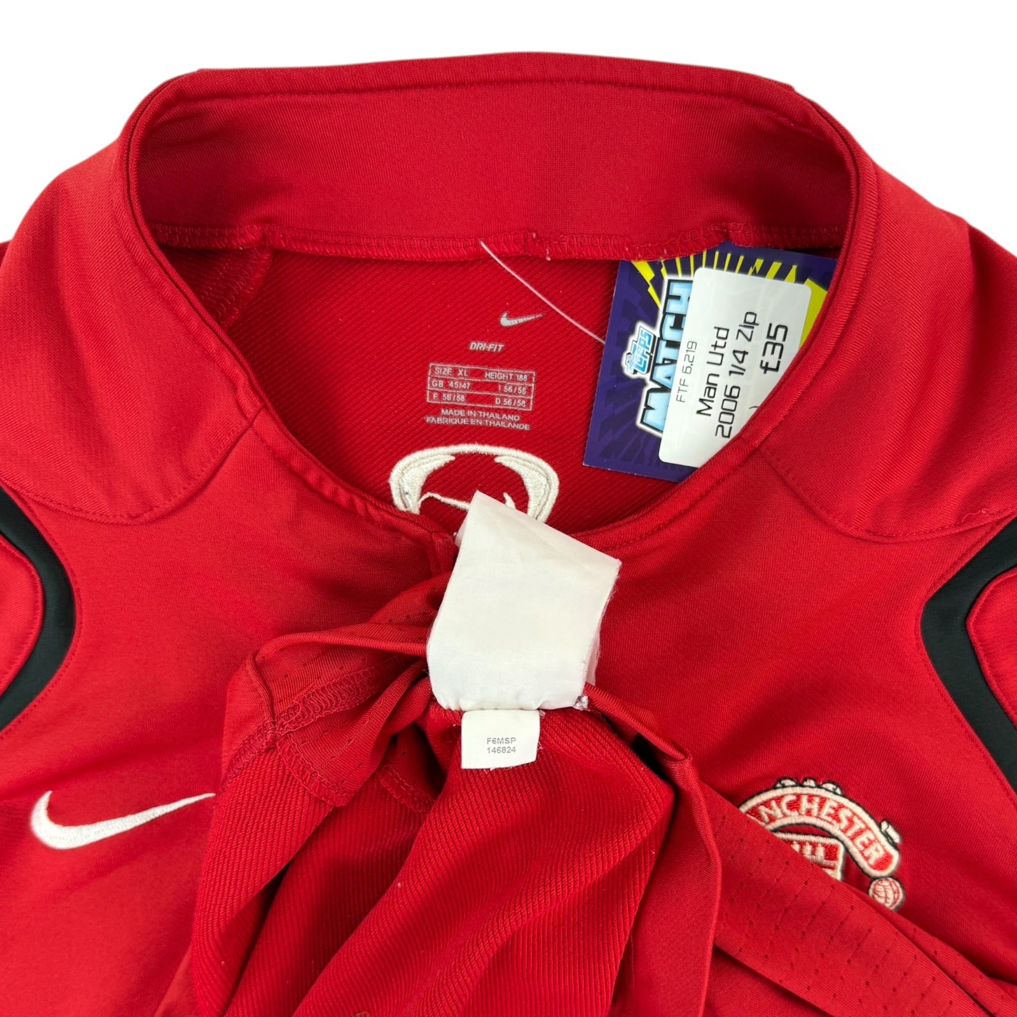 Manchester United 2006 1/4 Zip (XL)