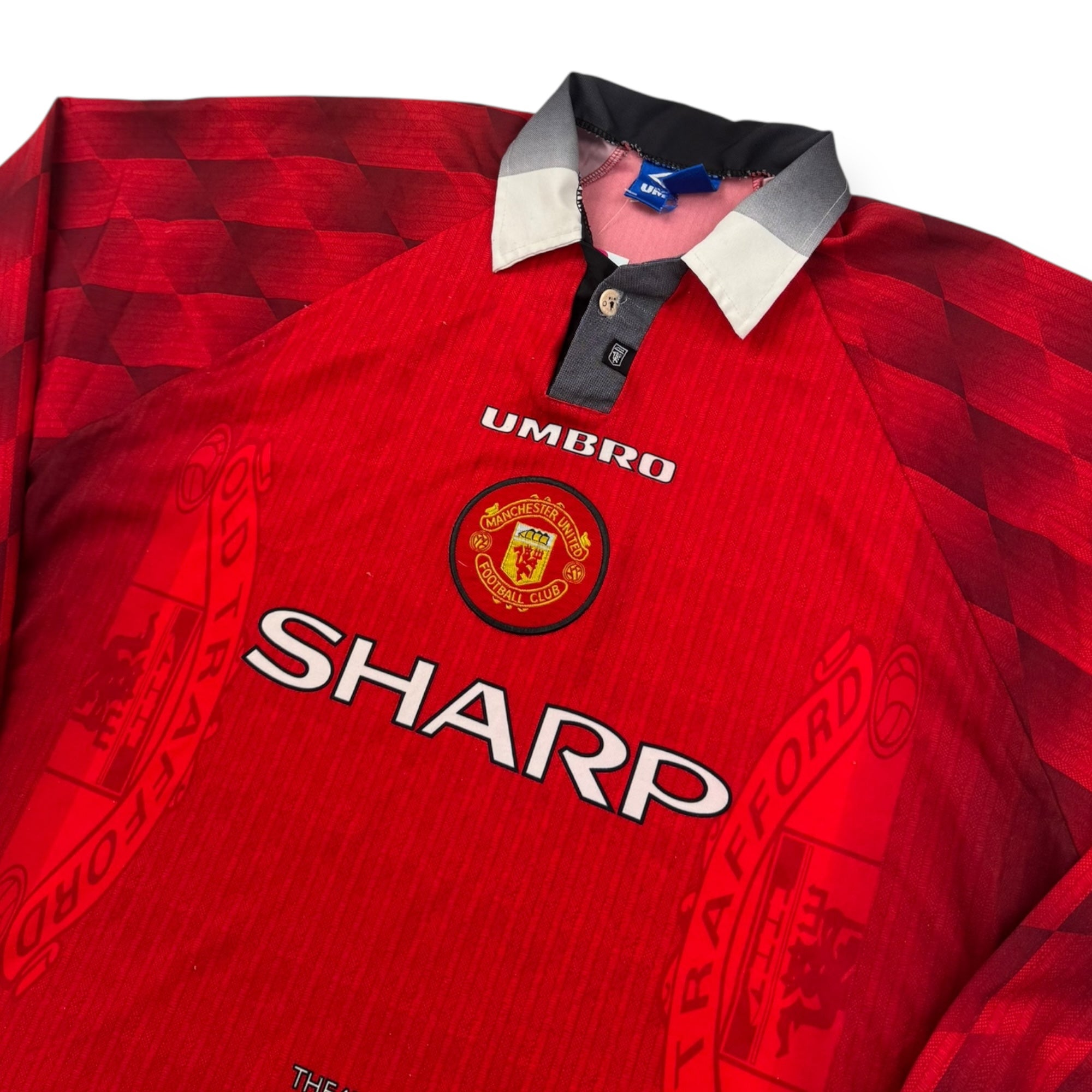 Manchester United 1996 Home Shirt L/S (L)