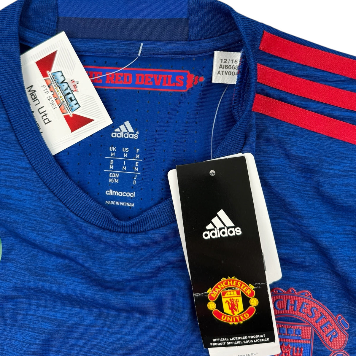 Manchester United 2016 Away Shirt, BNWT (M)