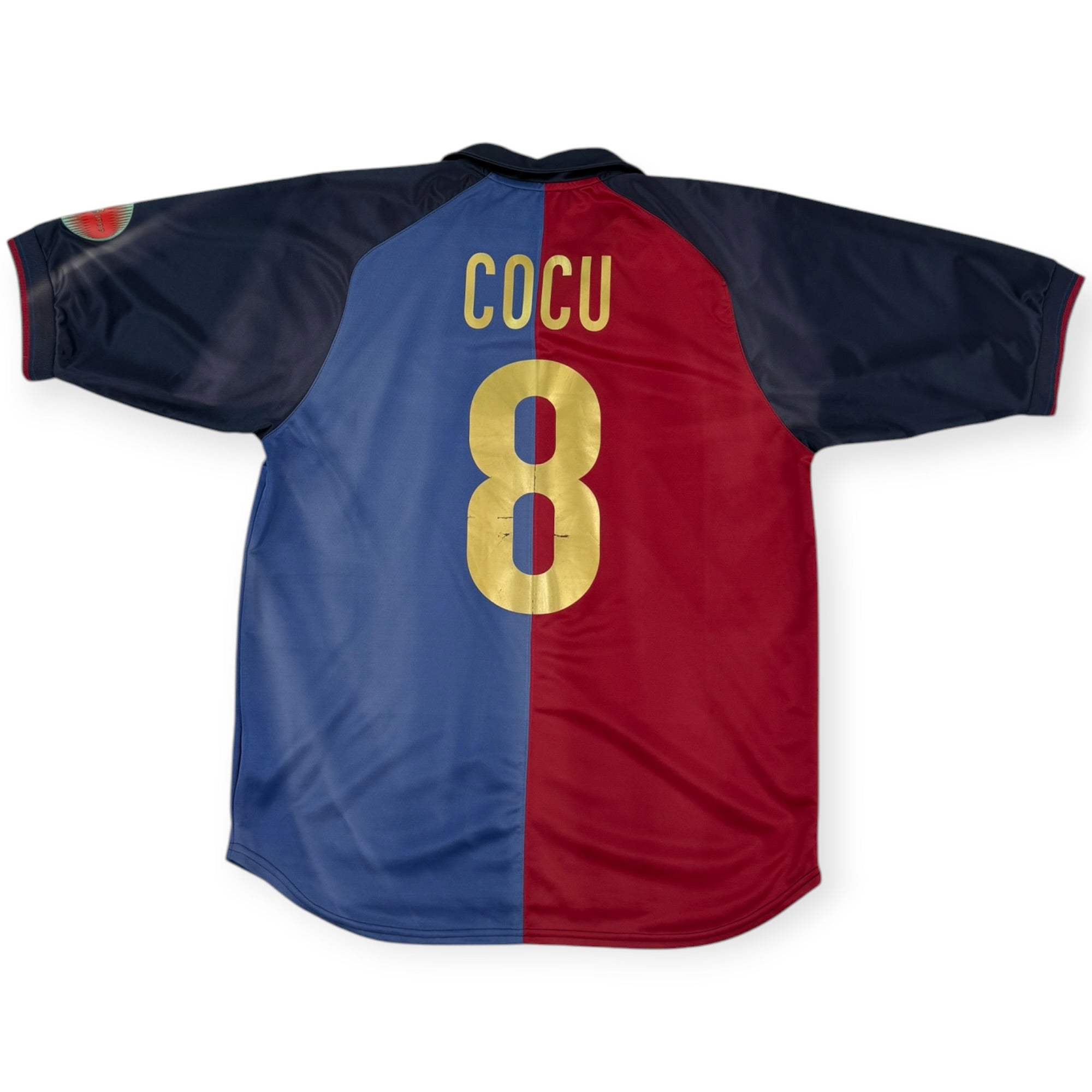FC Barcelona 1999 Home Shirt, Cocu 8 (M)