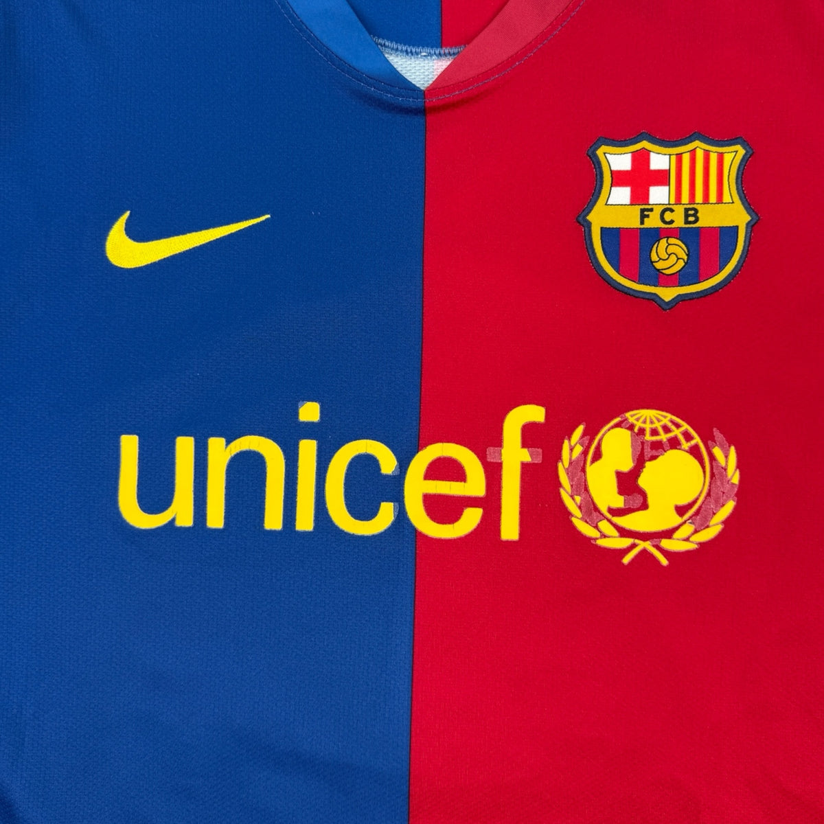 FC Barcelona 2008 Home Shirt L/S, Messi 10 (L)