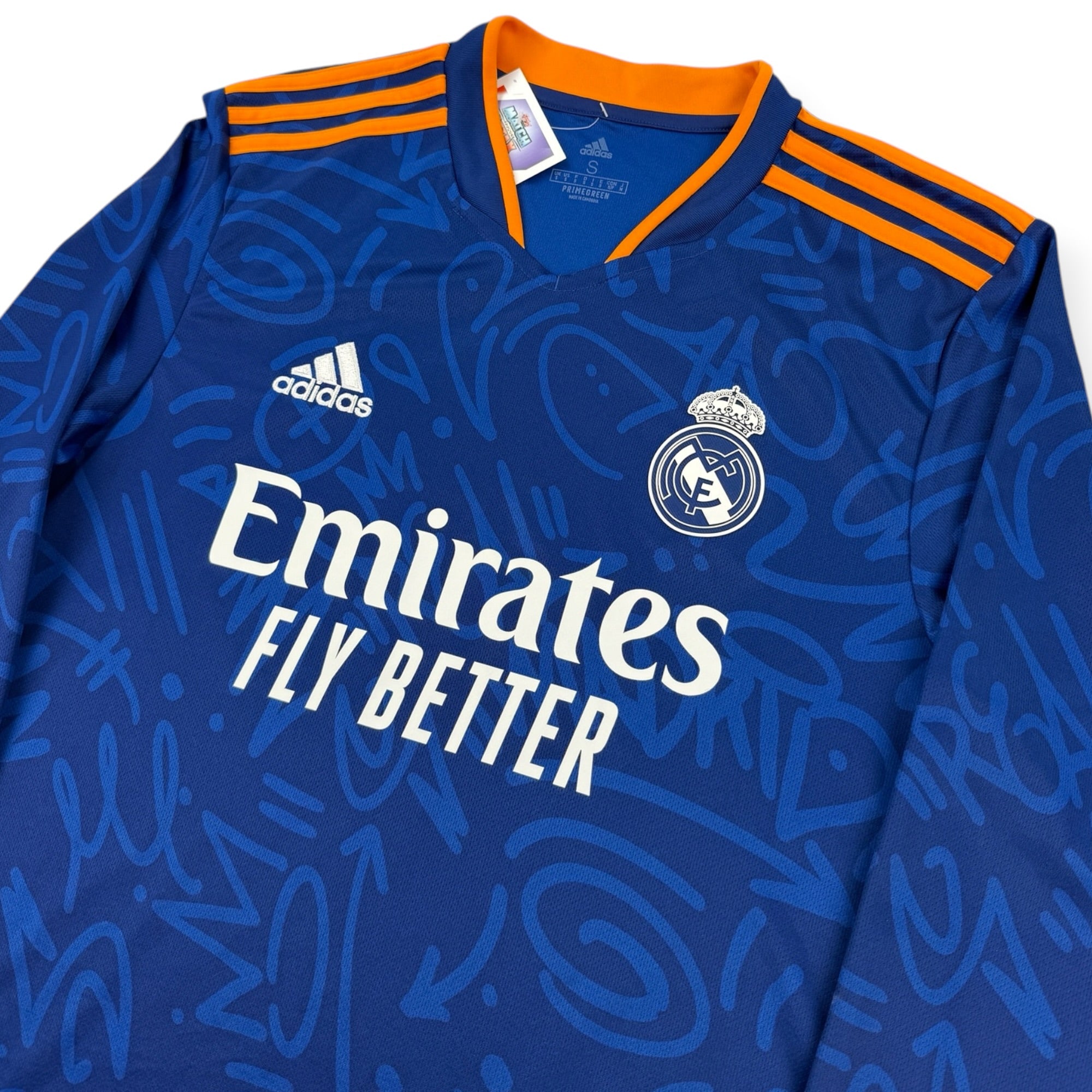Real Madrid 2021 L/S Away Shirt (S)