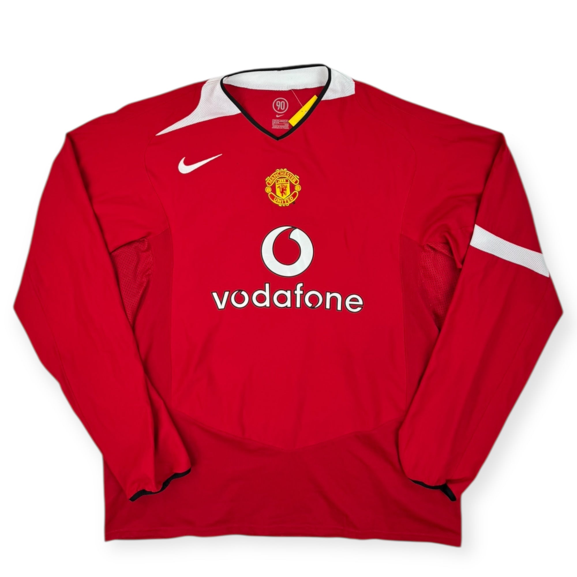 Manchester United 2004 Home Shirt L/S (XXL)