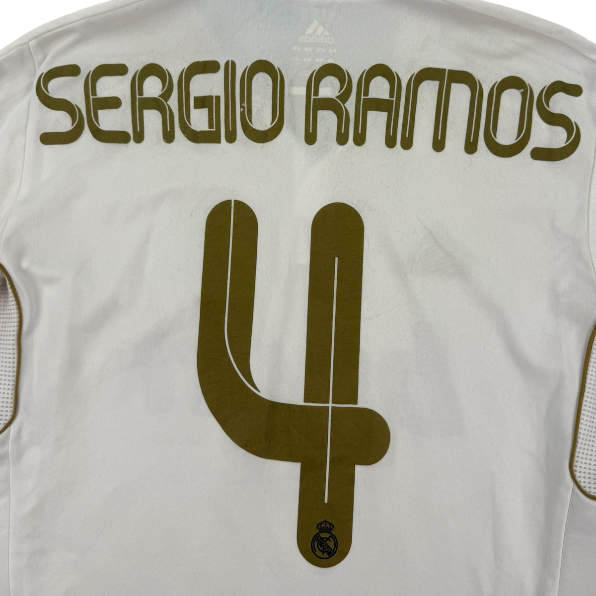 Real Madrid 2011 Home Shirt, Sergio Ramos 4 (M)