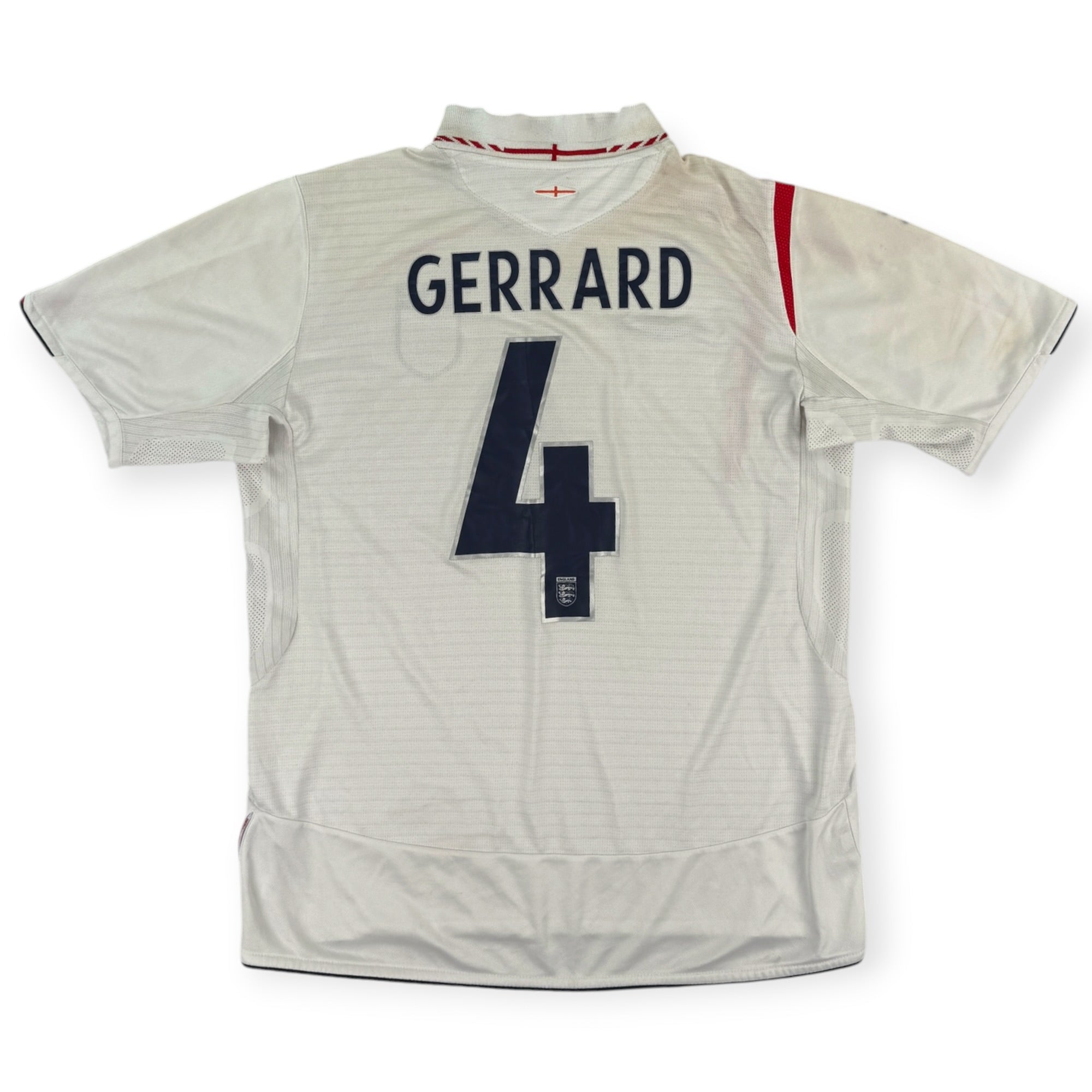 England 2005 Home Shirt, Gerrard 4 (L)