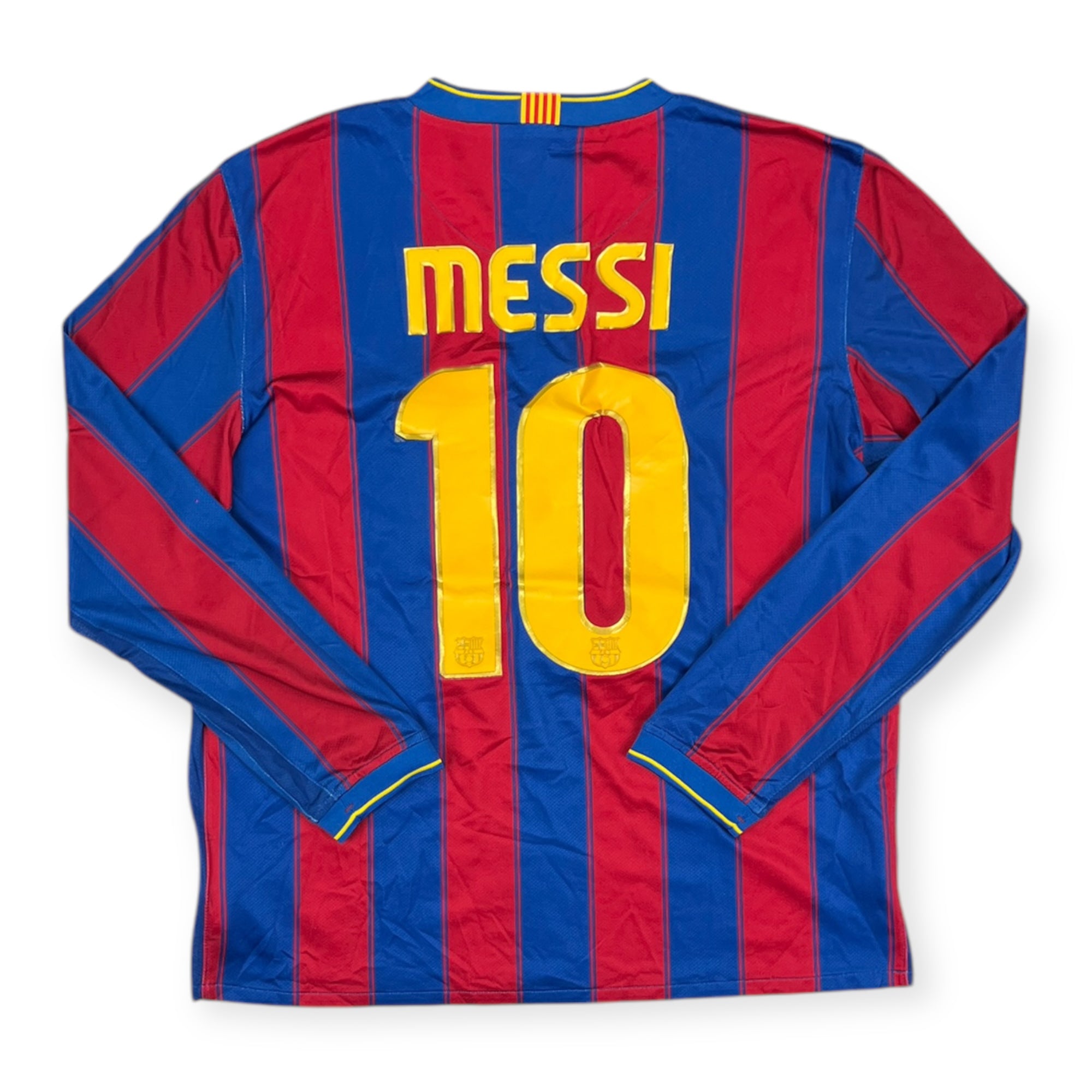 FC Barcelona 2009 Home Shirt L/S, Messi 10 (L)