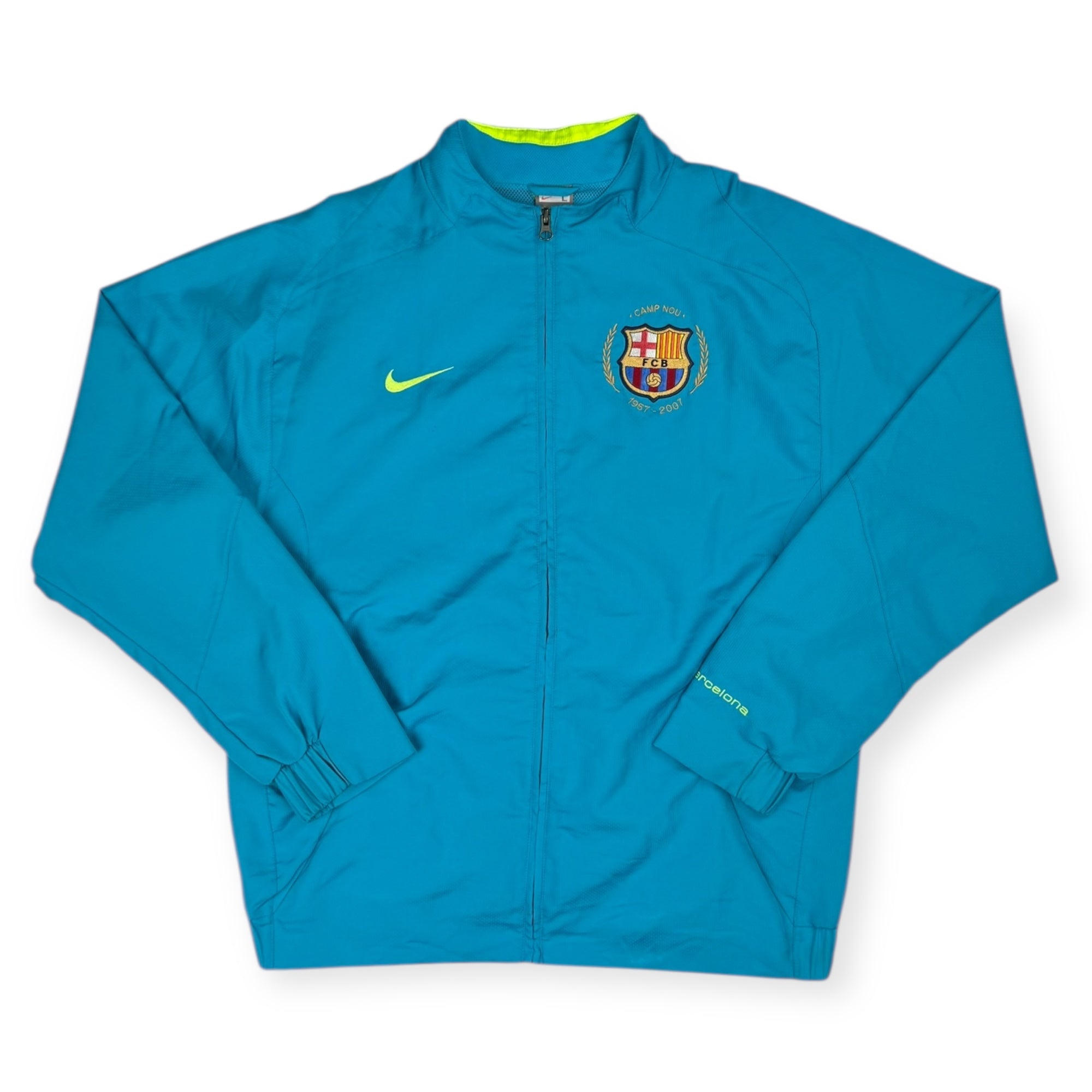 FC Barcelona 2007 Tracksuit Jacket (L)