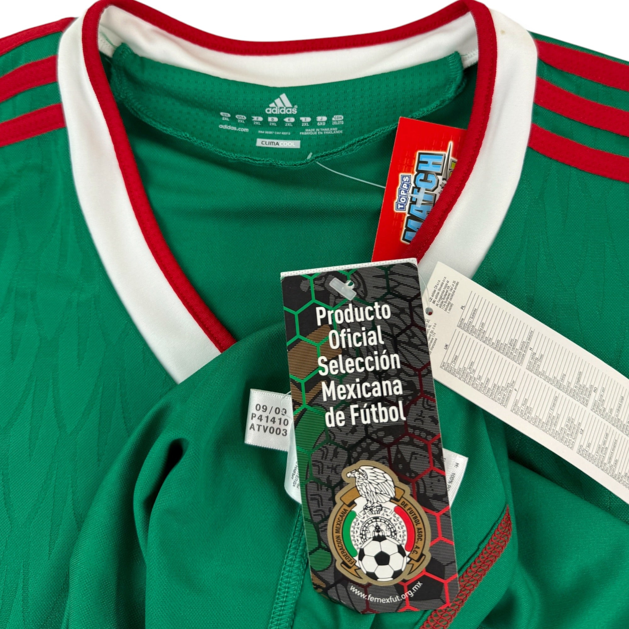 Mexico 2010 Home Shirt, BNWT (XXL)