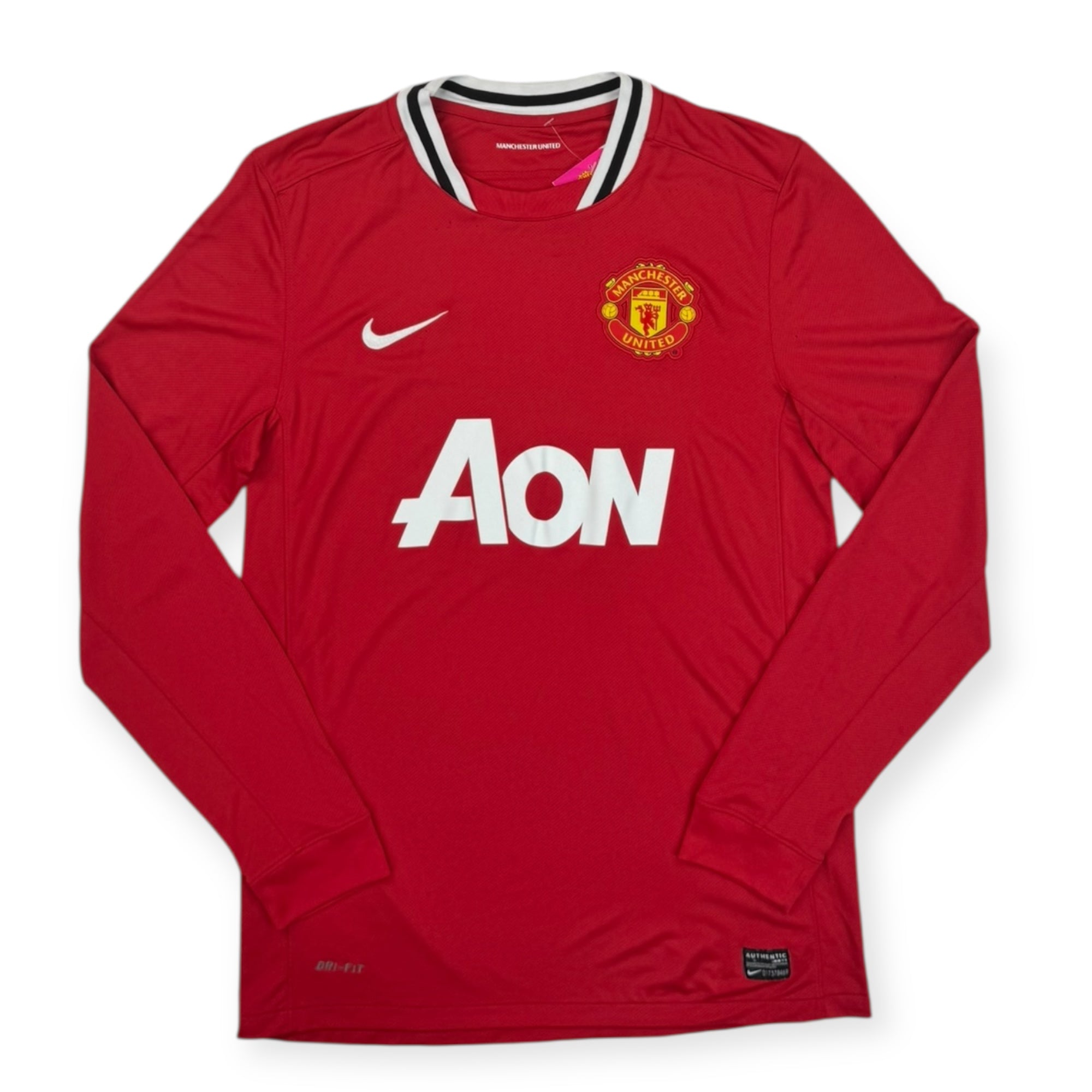 Manchester United 2011 Home Shirt L/S (M)
