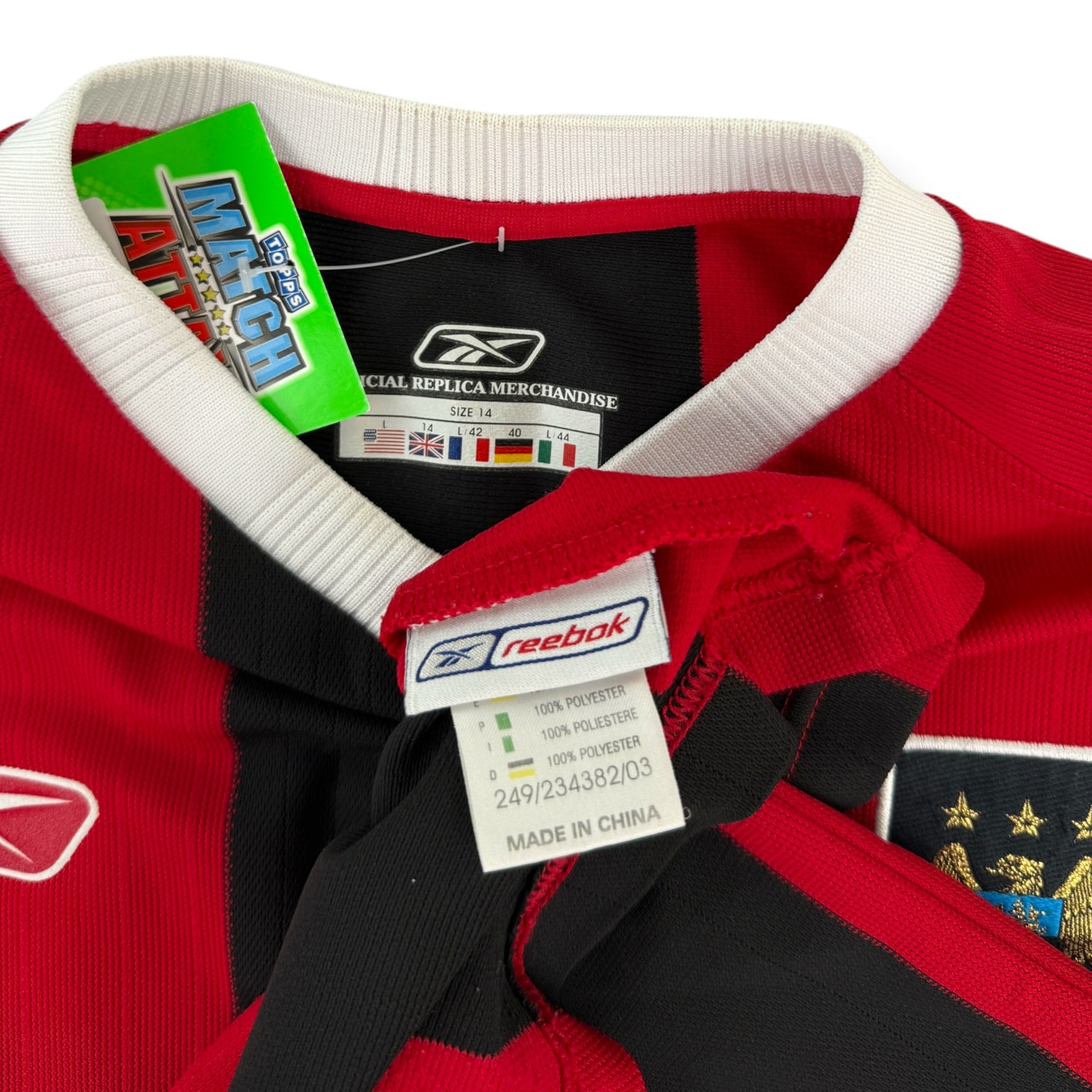 Manchester City 2003 Away Shirt (XS)