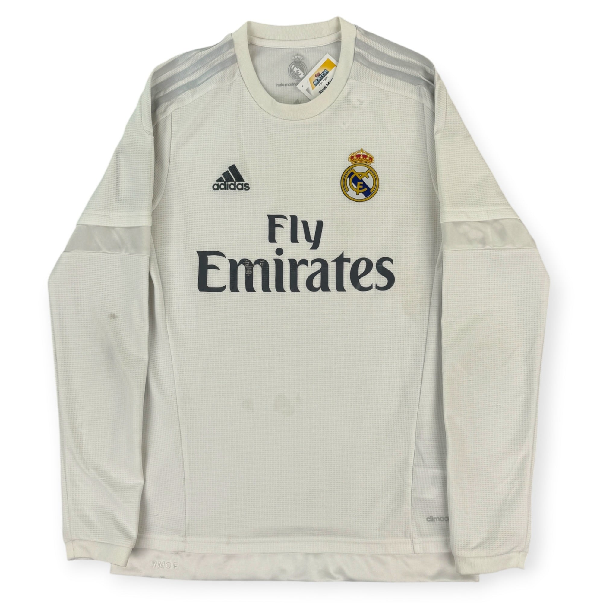 Real Madrid 2015 L/S Home Shirt (S)