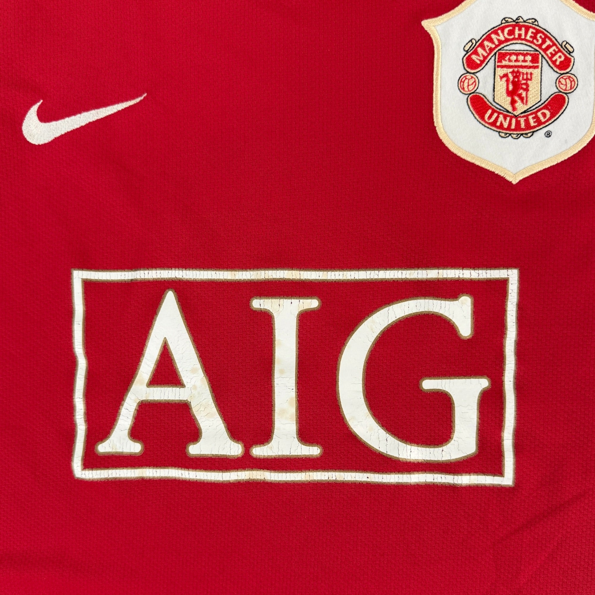 Manchester United 2006 L/S Home Shirt (M)