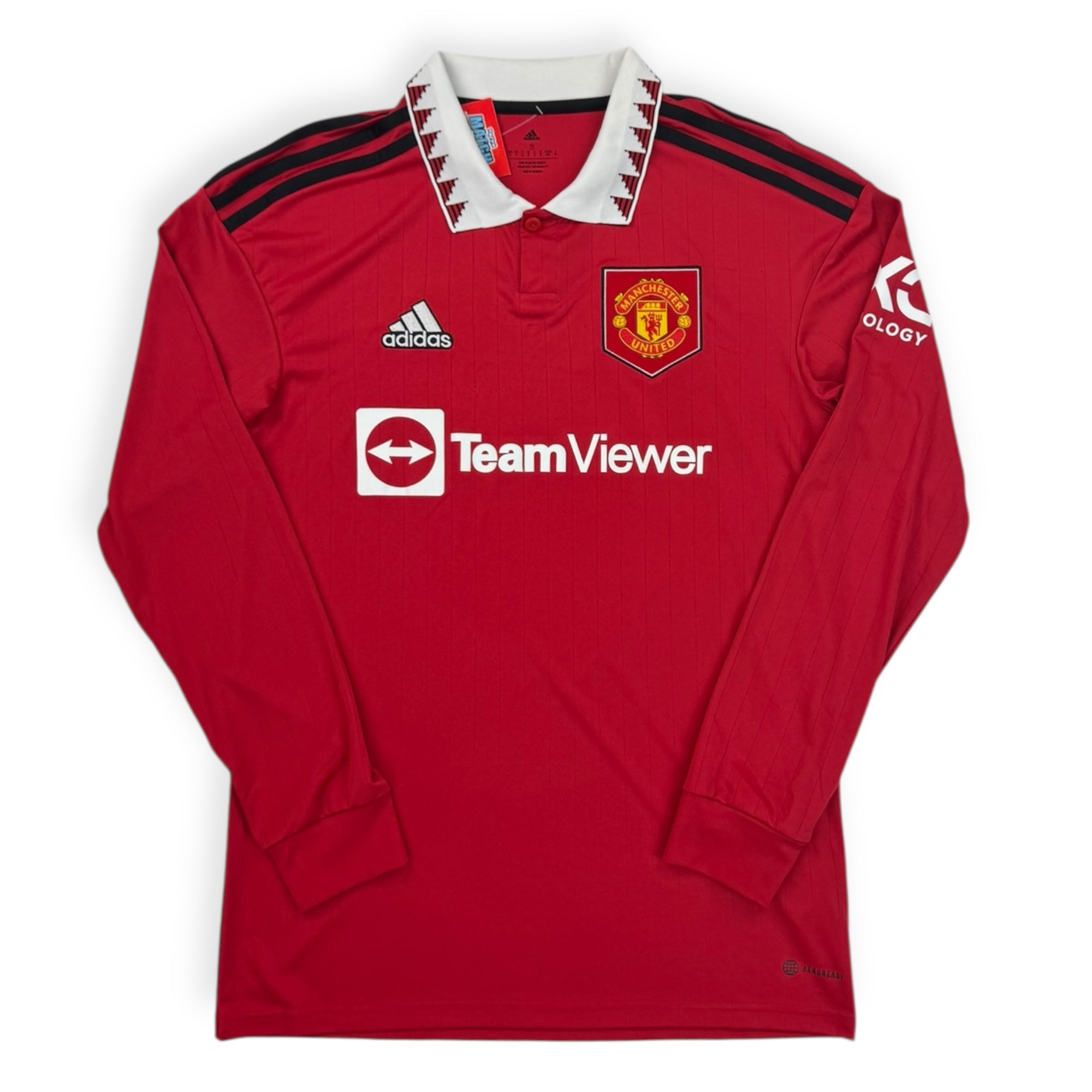 Manchester United 2022 Home Shirt L/S (S)